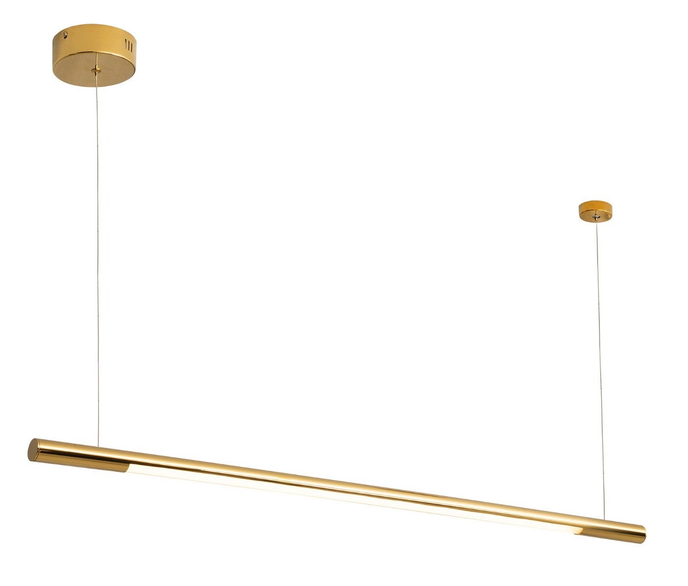 Lampa wisząca ORGANIC LED 16W Ciepła biel 1360lm złota wym: 140 x 100 x 2 cm Maxlight