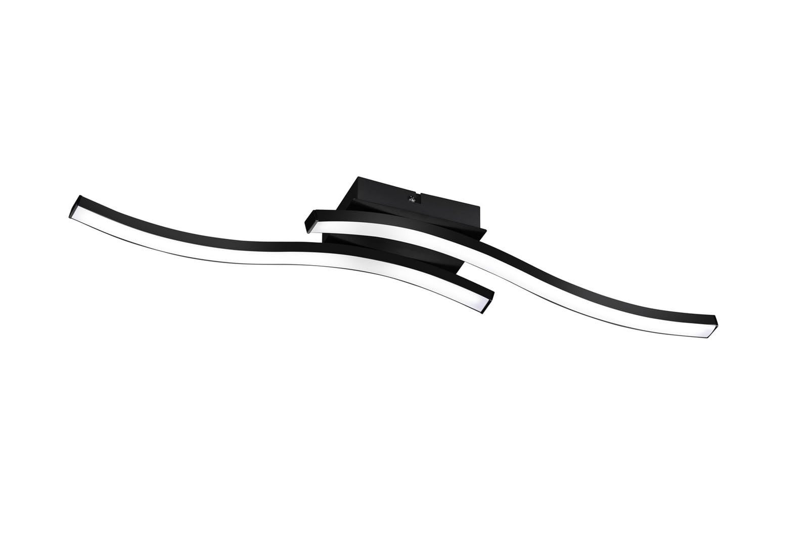 Lampa sufitowa nowoczesna wbudowany LED ROUTE czarny RL R62472132