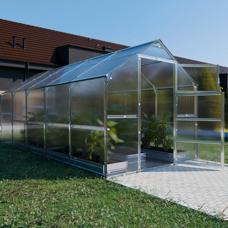 Szklarnia KLASIKA BERNARD 2,35 x 5 m (11,75 m²), 4 mm z powłoką z poliwęglanu 1szt.