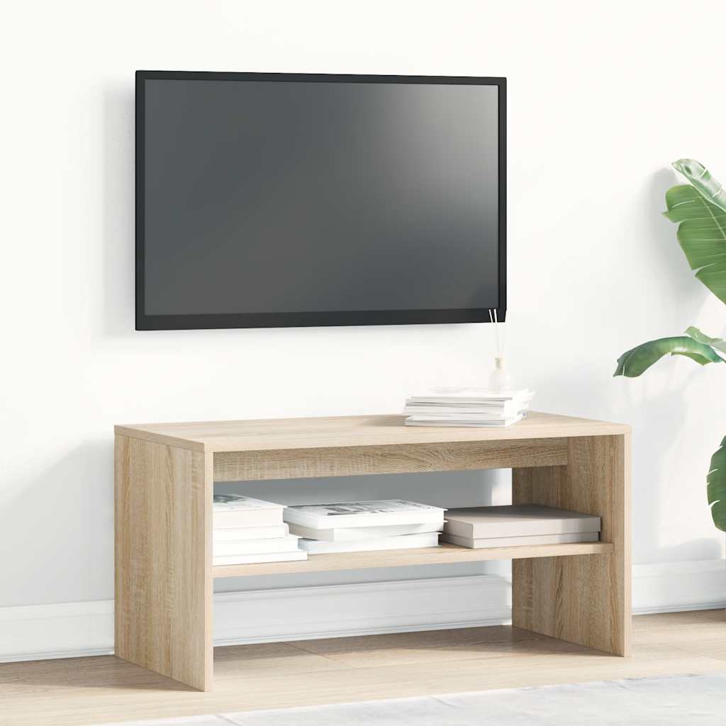 Szafka pod TV, dąb sonoma, 80 x 40 x 40 cm, płyta wiórowa