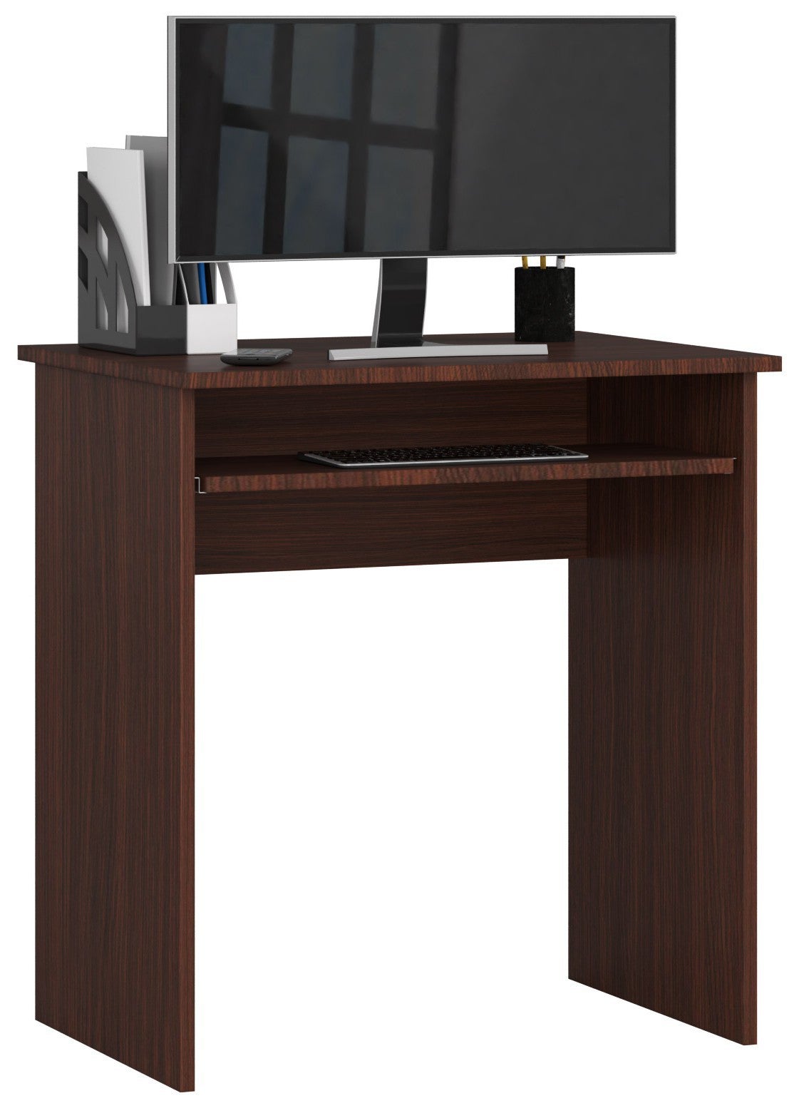 Biurko AKORD STAR Wenge 68 cm kolor Wenge mat 1 półka 68x51x74 cm