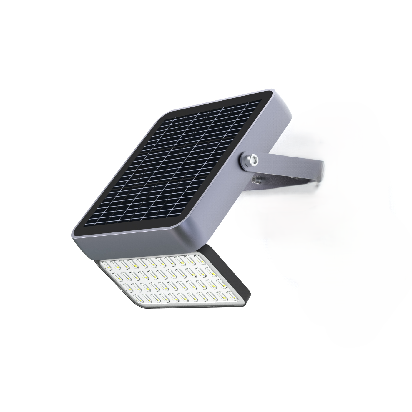 Zintegrowany reflektor LED zasilany energią słoneczną o mocy 1500 lm