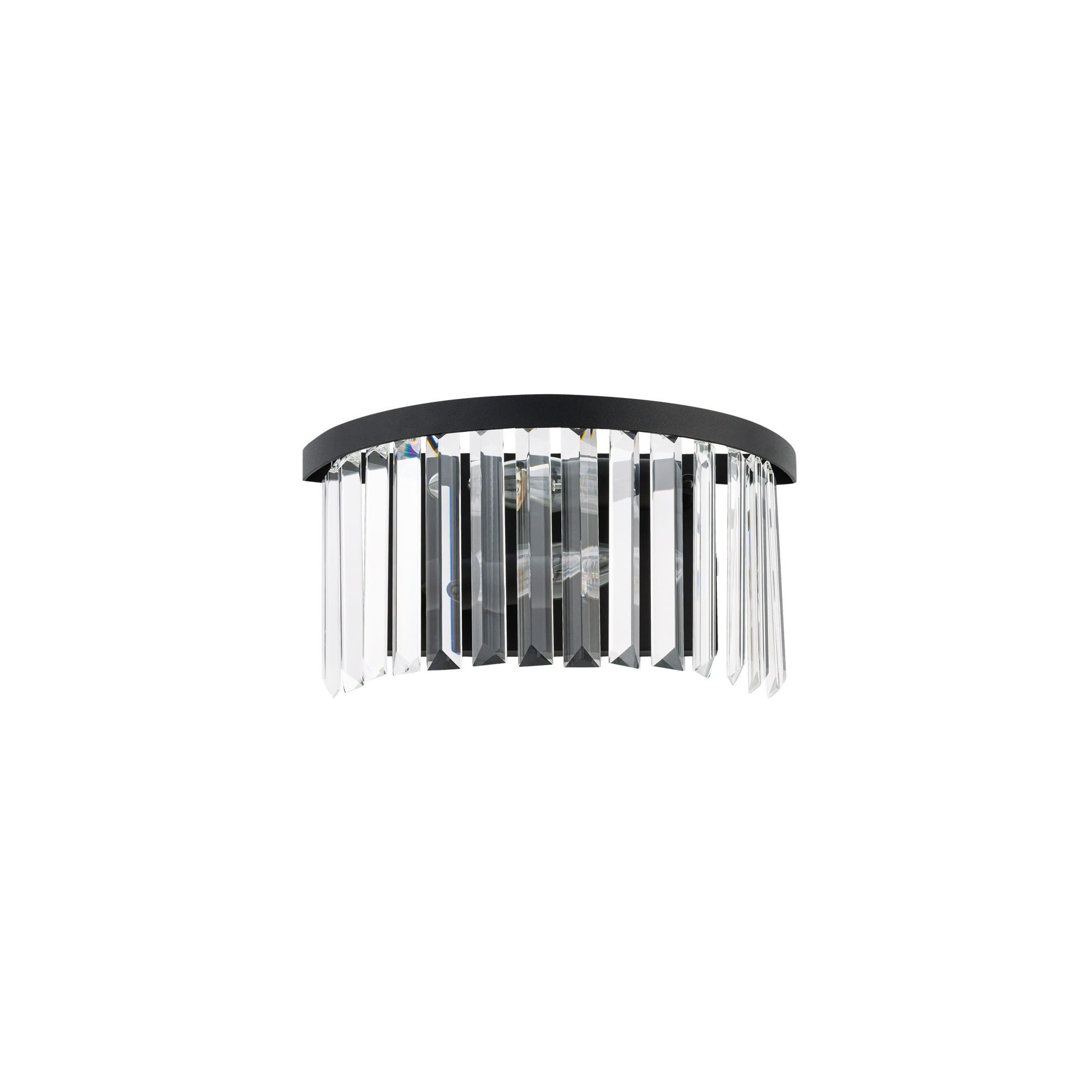Lampa ścienna kinkiet LED Nowodvorski CRISTAL 7633 stal, czarny