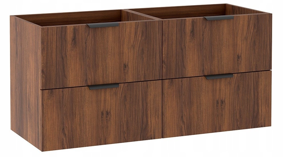 Szafka łazienkowa LUNA 120 cm Orzech Warmia 4 szuflady wisząca