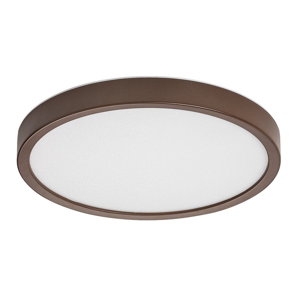 Plafon zewnętrzny LED 18W 1540lm CCT Ściemnialny Okrągły Brązowy Plastik IP44 Ø290mm