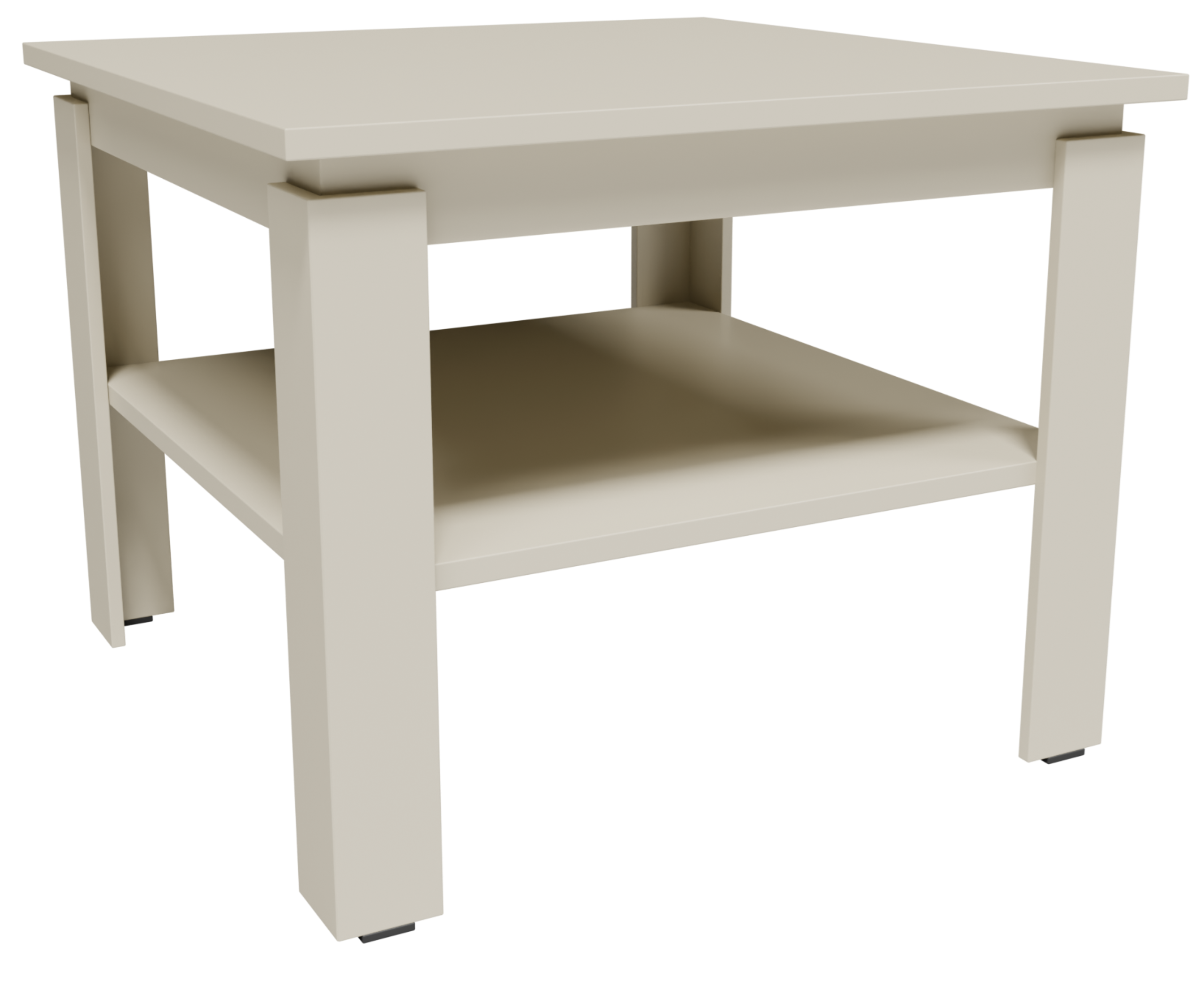 Ława stolik kawowy CR3-STERN 55cm kaszmir z półką do salonu pokoju biura