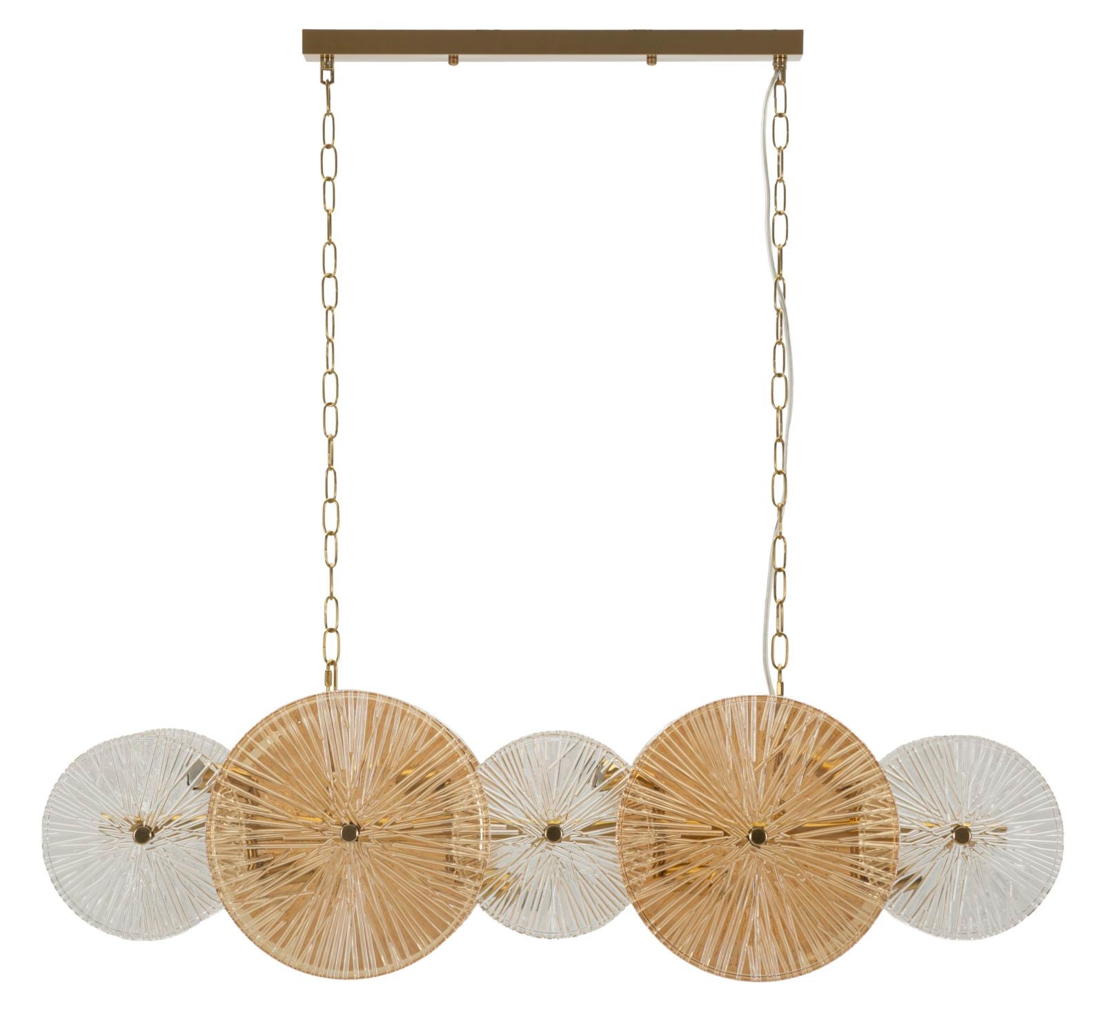 Lampa Wisząca Davide, Szkło, Brązowy, Seven Design