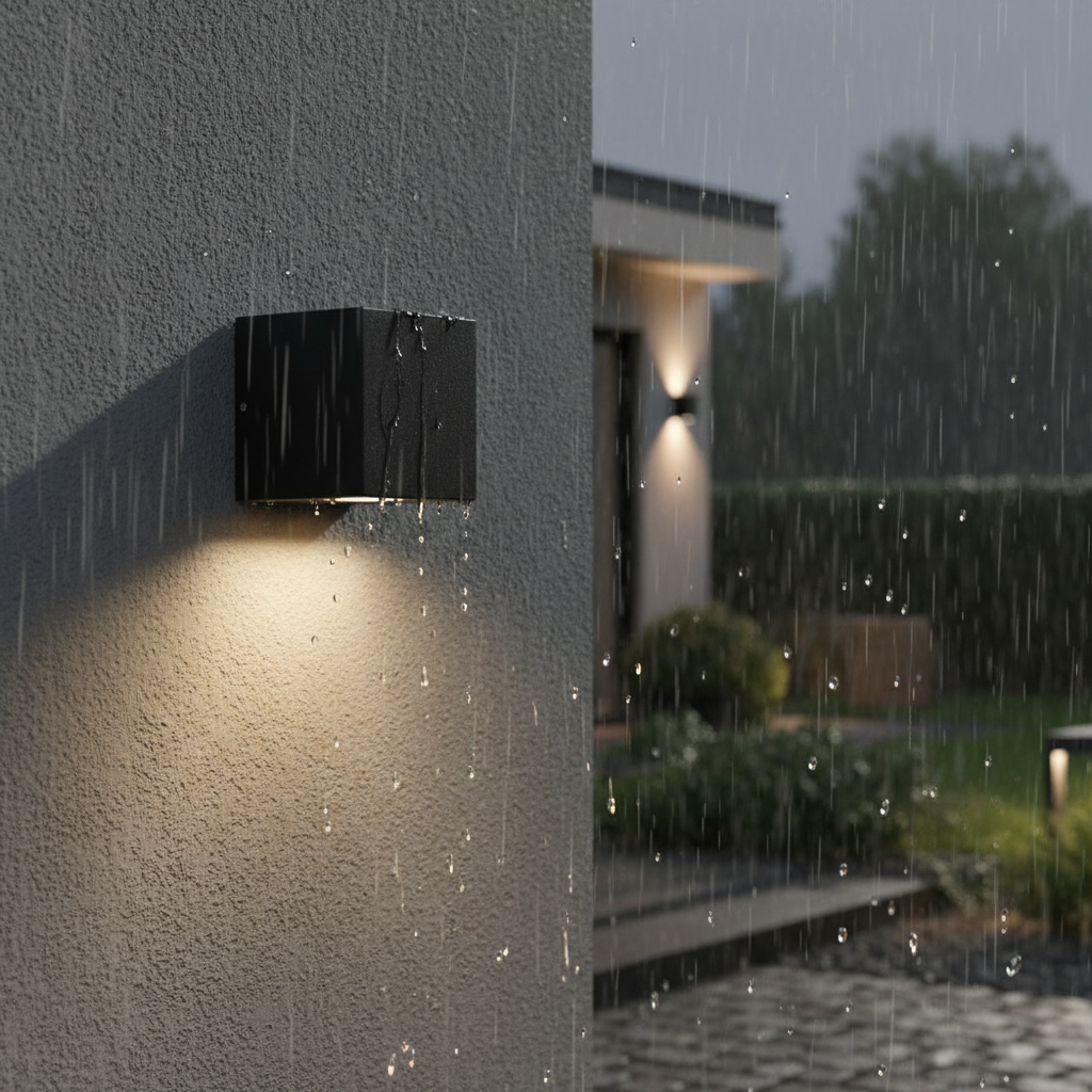 Kinkiet Ogrodowy Osram Lampa Elewacyjna Zewnętrzna GU10 Czarny IP44 1 szt.