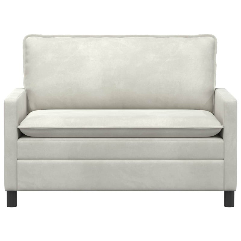 Sofa kremowy 126 x 81 x 87,5 cm Welur