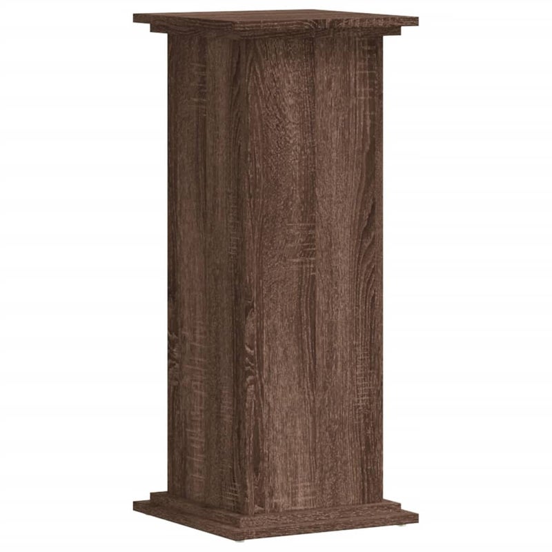 Stojak na Rośliny 80 cm Brązowy Dąb do Salonu