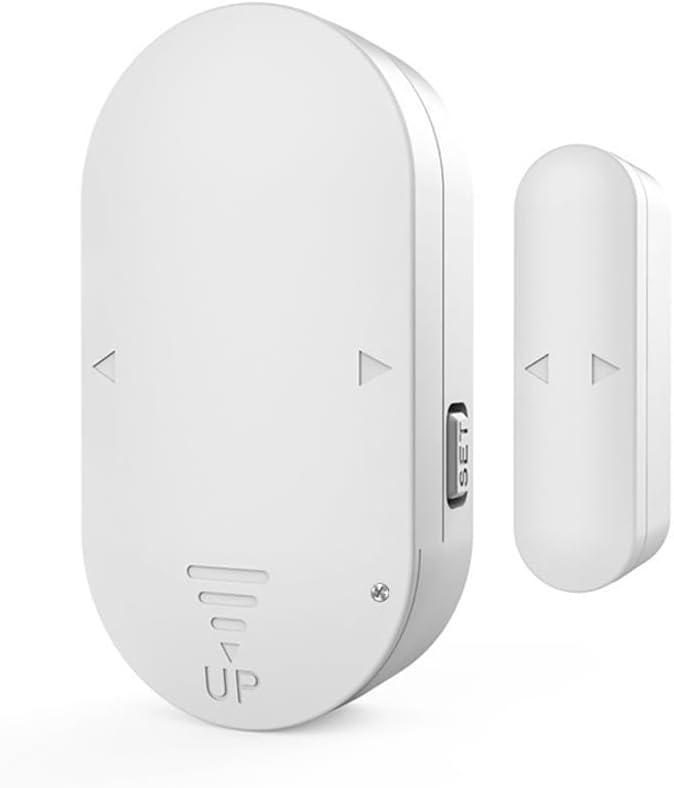 Alarm otwarcia drzwi + połączony alarm wibracyjny, alarm czujnika drzwi/okien 130 dB, do domu, garażu, mieszkania, biura