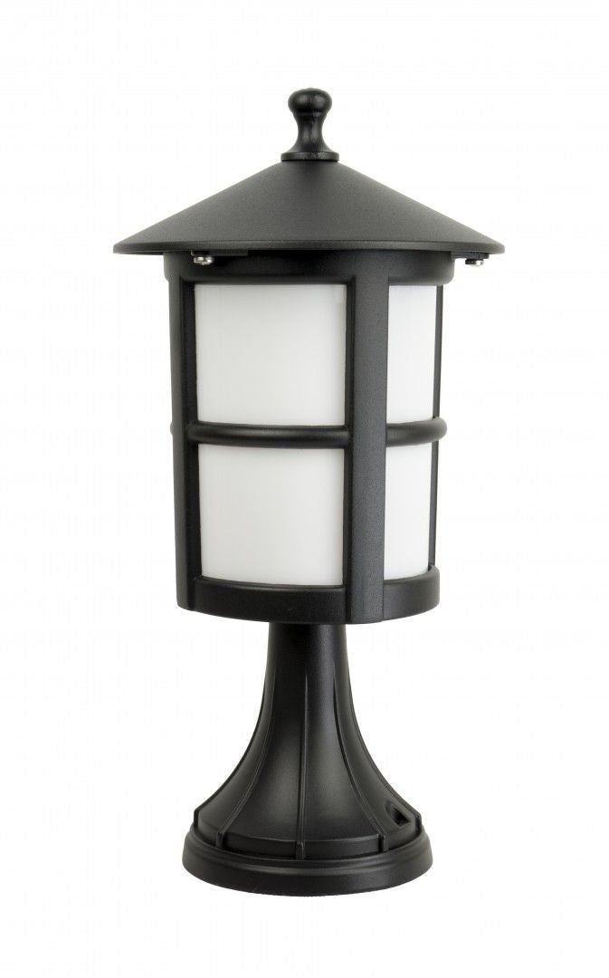 Lampa ogrodowa stojąca Cordoba czarna 1xE27x60W IP23 wym: 41 x 20 x 20 cm aluminium SU-MA