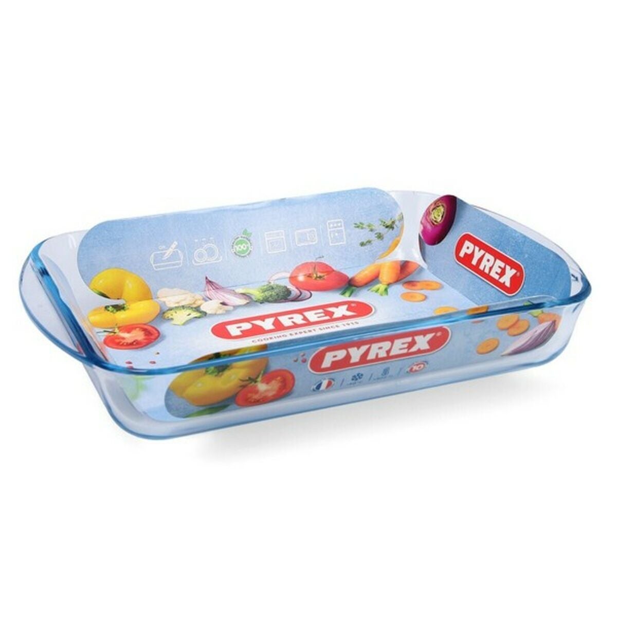 Naczynie do Lasagne Pyrex Prostokątne 40x27 cm Przezroczyste Odporne
