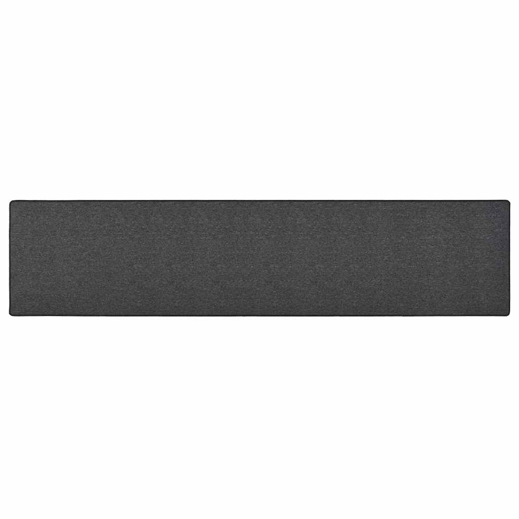Chodnik 80x400 cm Antracytowy do Przedpokoju do Kuchni Antypoślizgowy