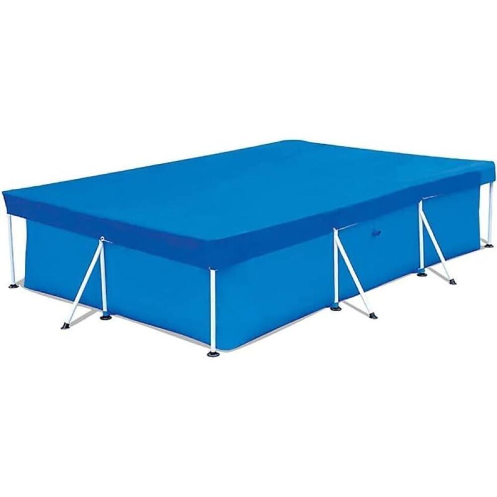 Pokrywa basenowa prostokątna 400x211 cm – Pokrywa przeciwdeszczowa Bubble do basenów rurowych