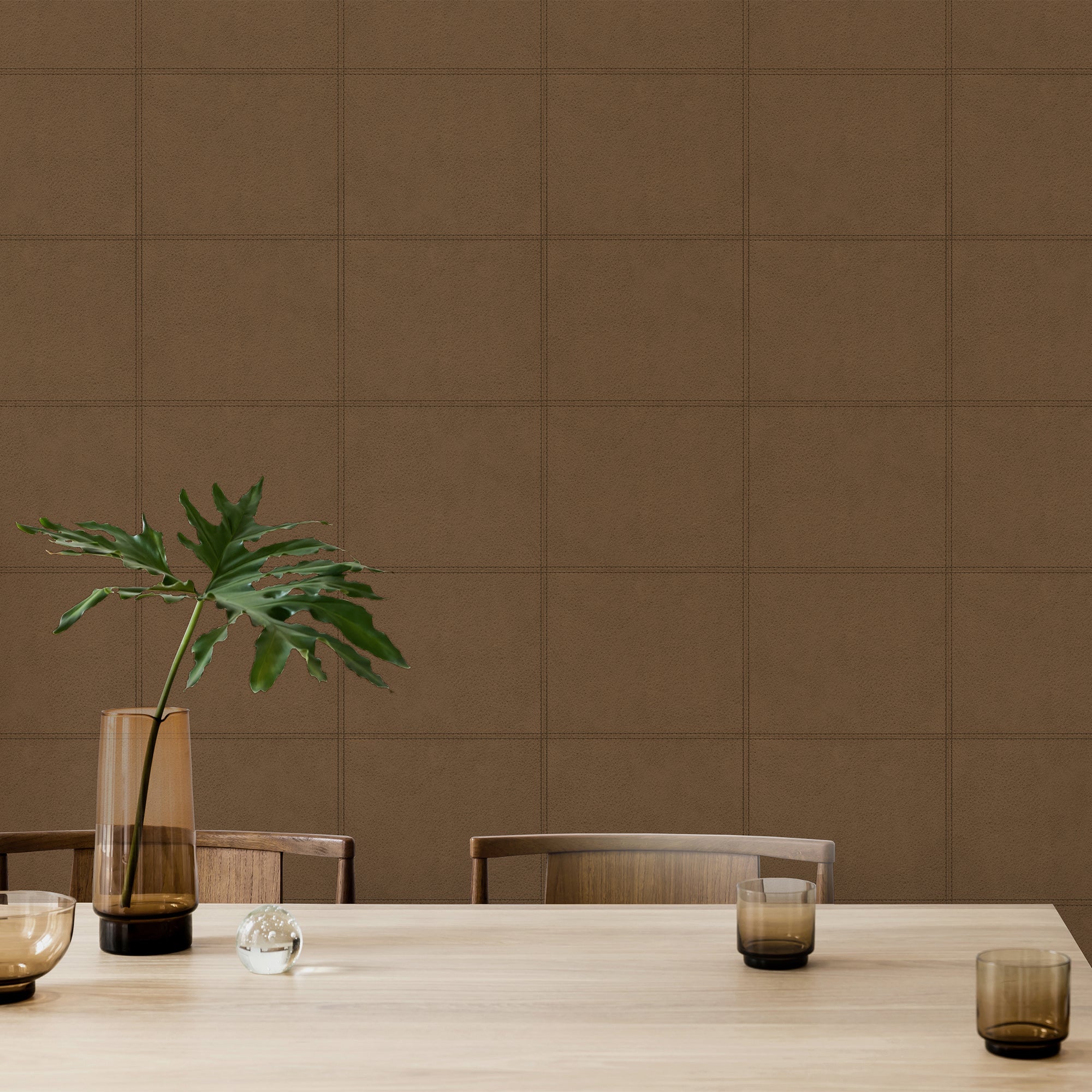 Tapeta flizelinowa - Easy Decor LEER COGNAC