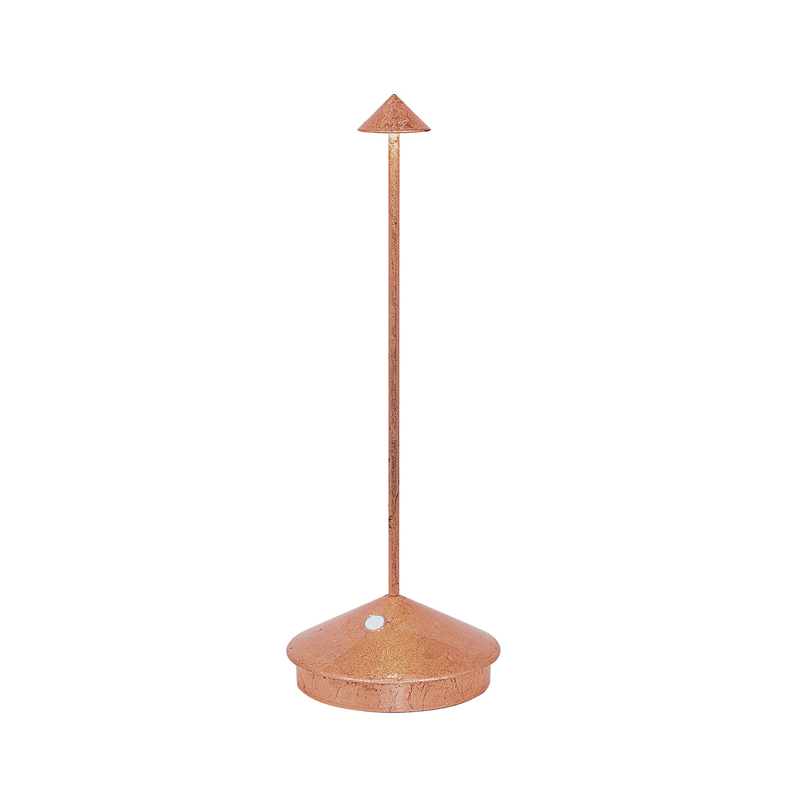 Lampa stołowa LED Pina Pro Cordless, akumulatorowa i ściemnialna, w kolorze miedzianym, w kolorze szafranowym