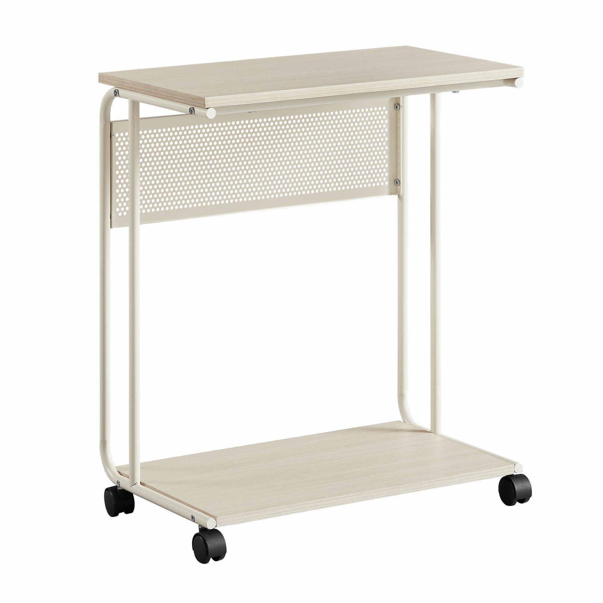 Stolik pomocniczy Songmics kremowy MDF stal 55x33x65,8 cm 1 szt.