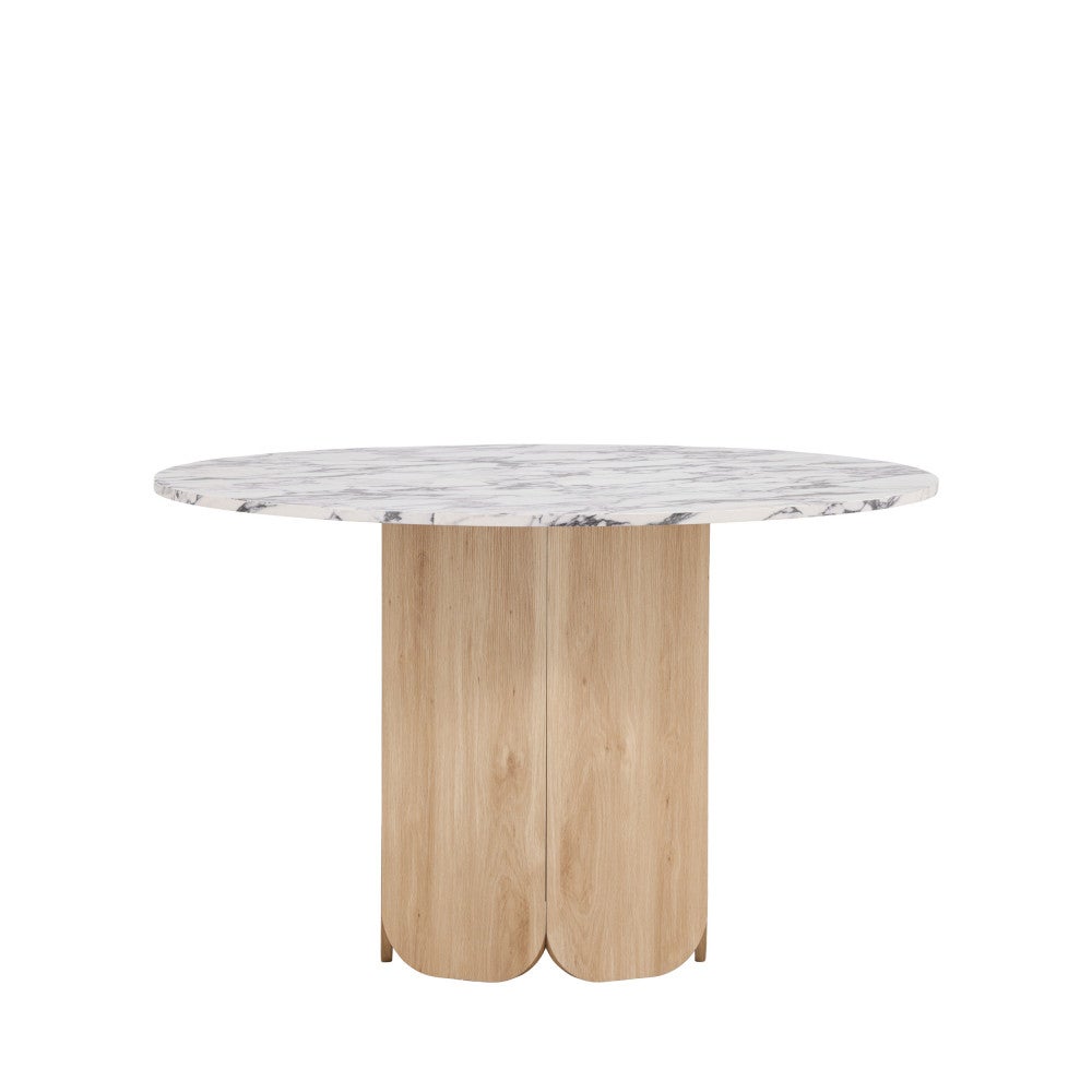 Tekla stół do jadalni Ø120cm naturalny.