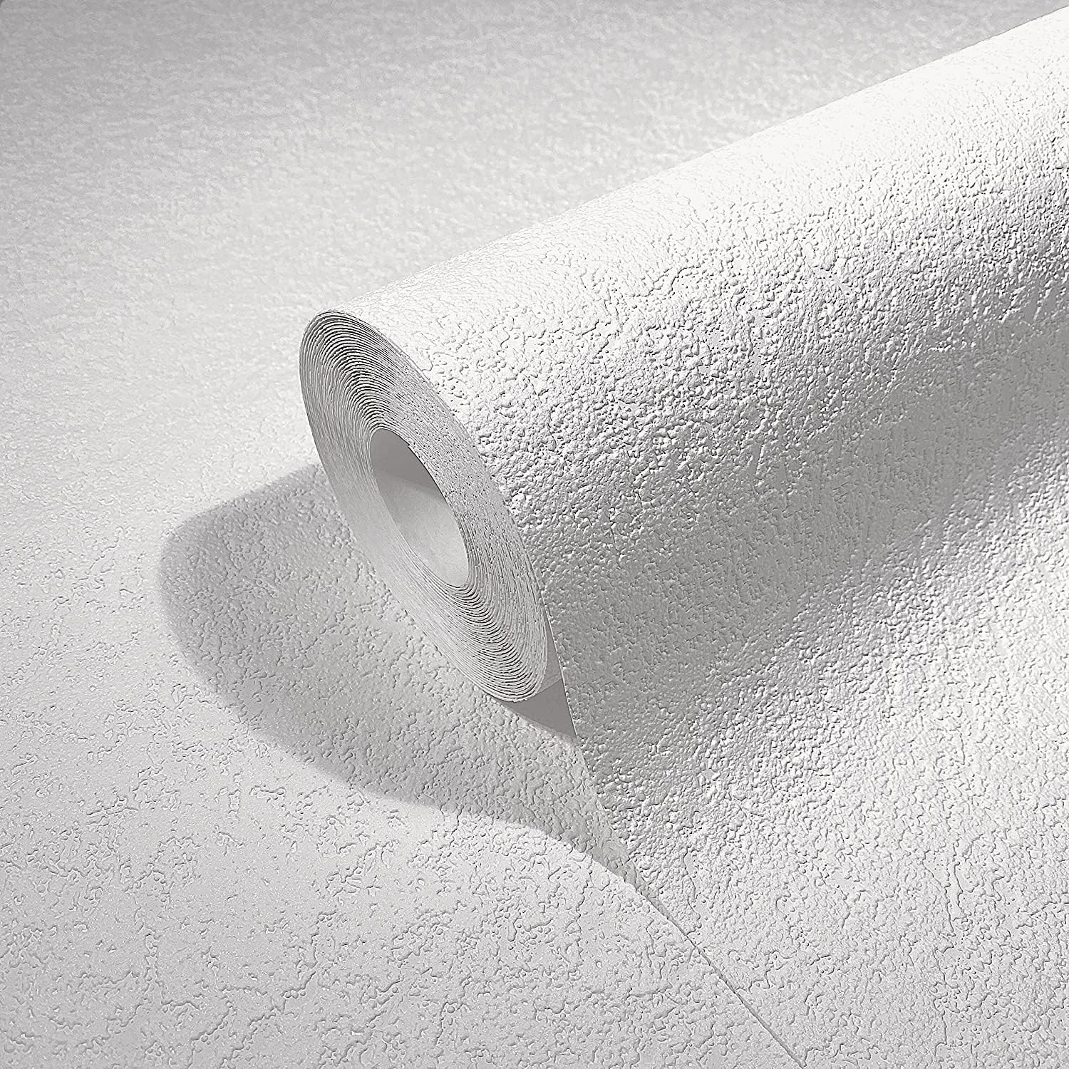 marburg Papier peint biały winylowy spieniony wyglądający jak gips do salonu sypialni 50cm*2.8m