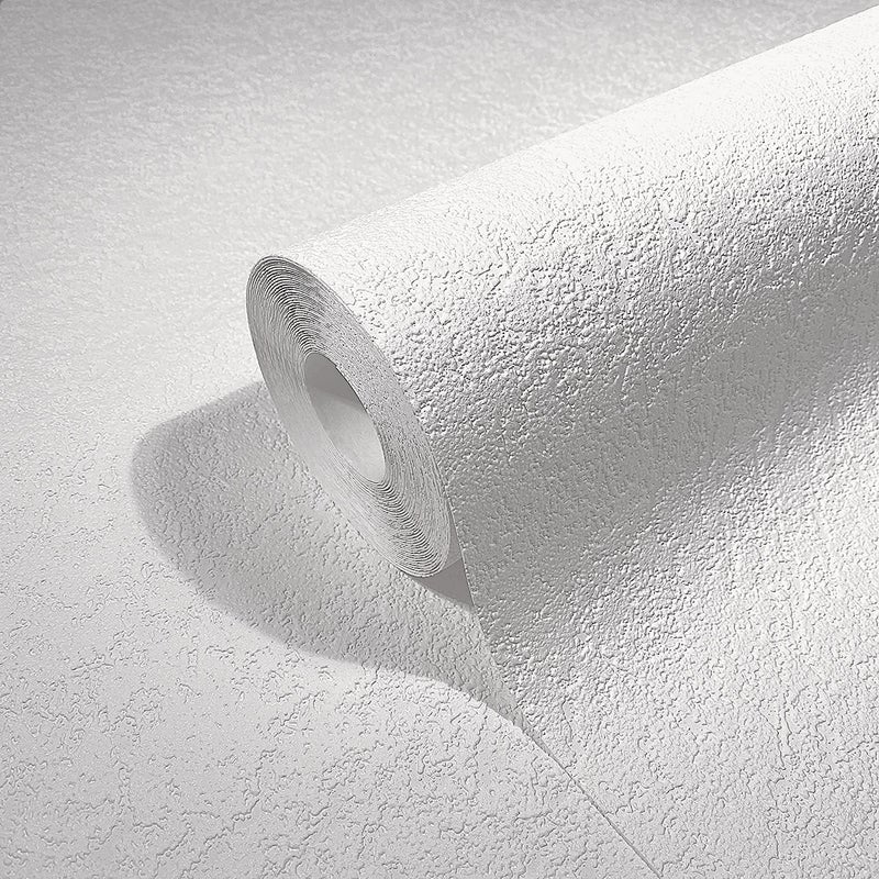 marburg Papier peint biały winylowy spieniony wyglądający jak gips do salonu sypialni 50cm*2.8m