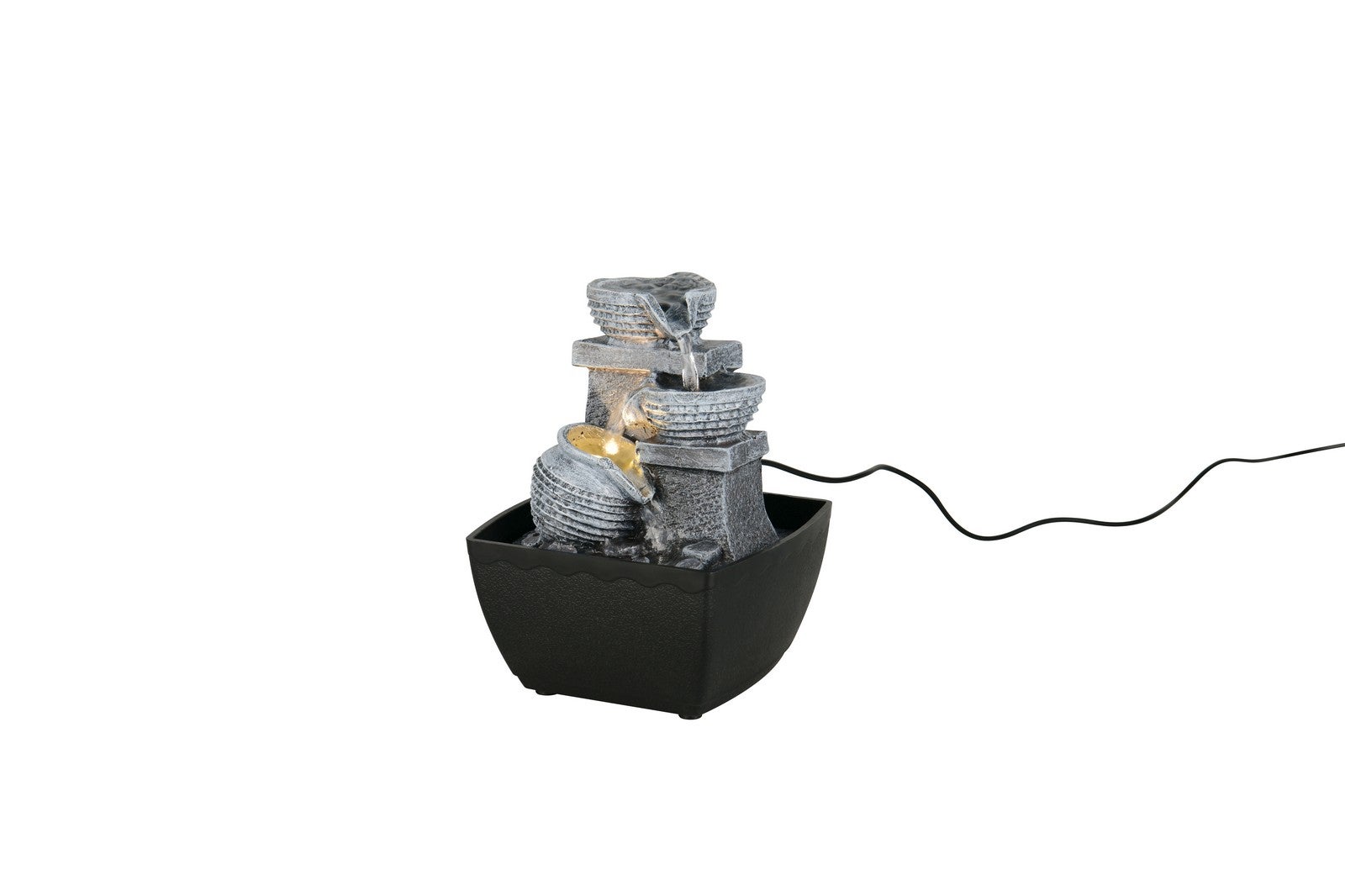 Lampa stołowa LED LUMA brązowa 1W 0 żywica wym:18x12x13cm IP20 RL