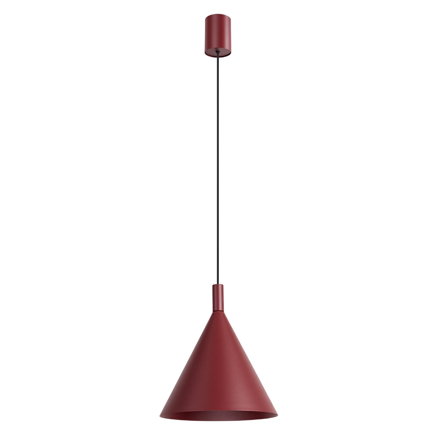 Sollux Nox 25cm Kinkiet kopułkowy bordowy 1x E27