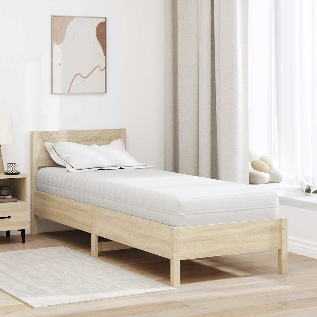 Materac Biały 80 x 200 cm Sprężyna kieszeniowa vidaXL