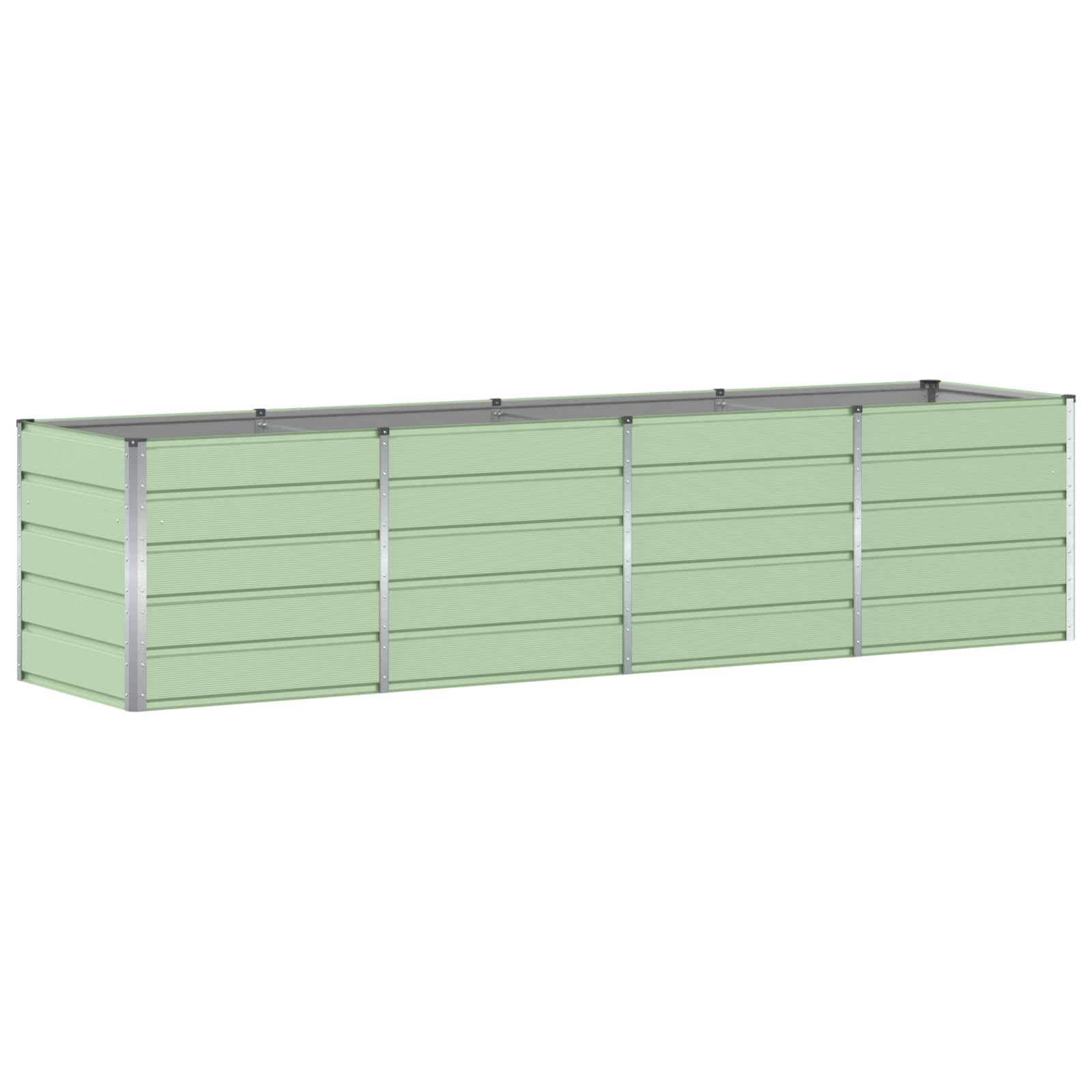 Donica Zielony 320 x 80 x 75 cm Stal