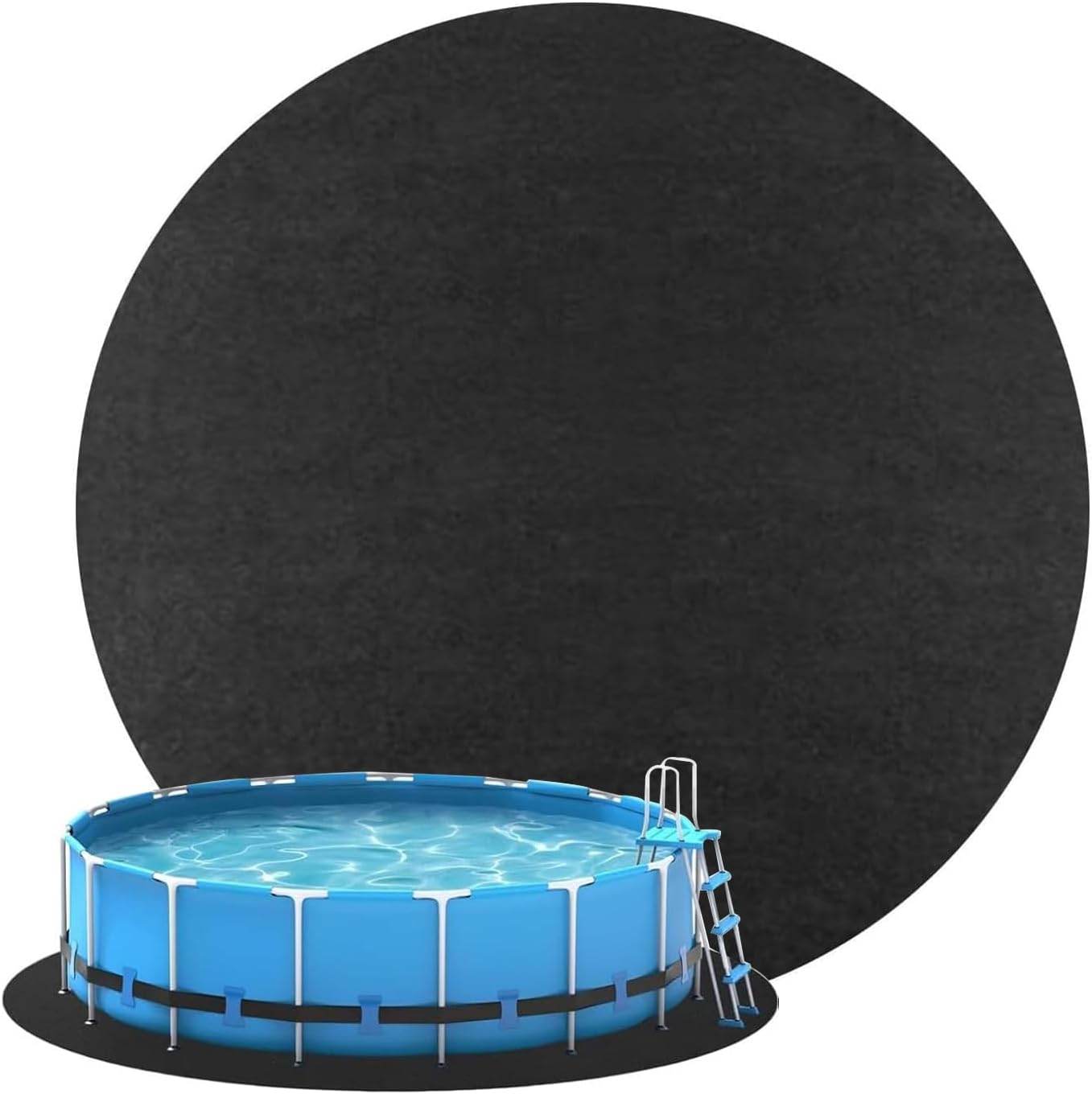 Mata ochronna na podłogę wanny z hydromasażem 3,7 m, mata ochronna na podłogę, mata do wanny z hydromasażem, mata do basenu naziemnego, akcesoria