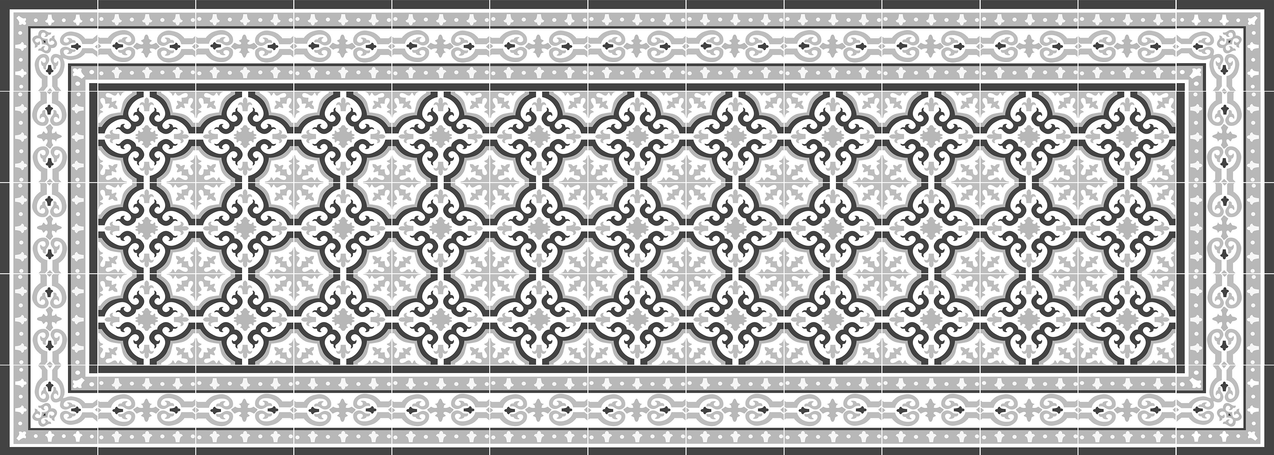 Dywan winylowy Colette 50x140 cm - antypoślizgowy, winylowy dywan do kuchni lub salonu, zmywalny, wodoodporny styl
