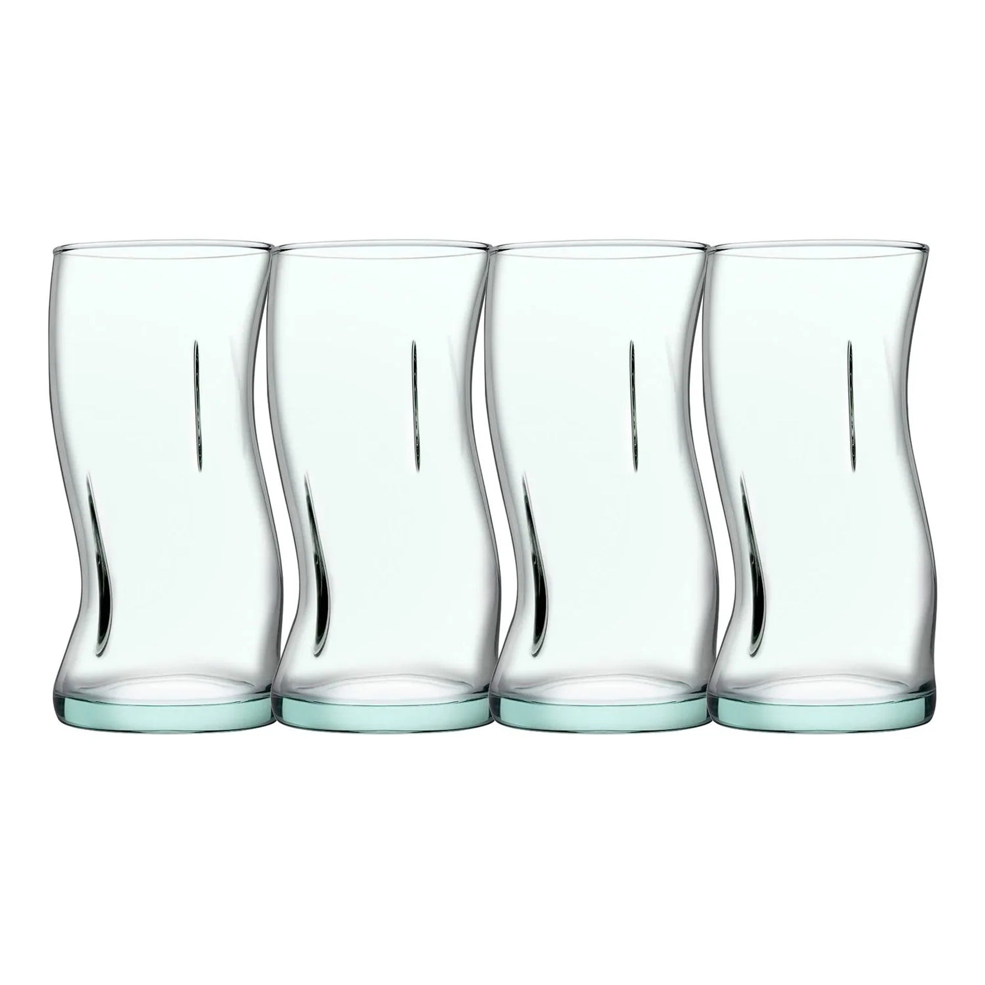Szklanki long drink, szklanki wysokie 4 zestawu - Amorf, 440 ml