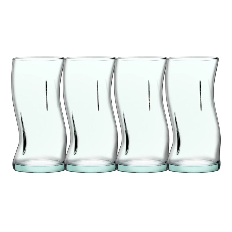 Szklanki long drink, szklanki wysokie 4 zestawu - Amorf, 440 ml