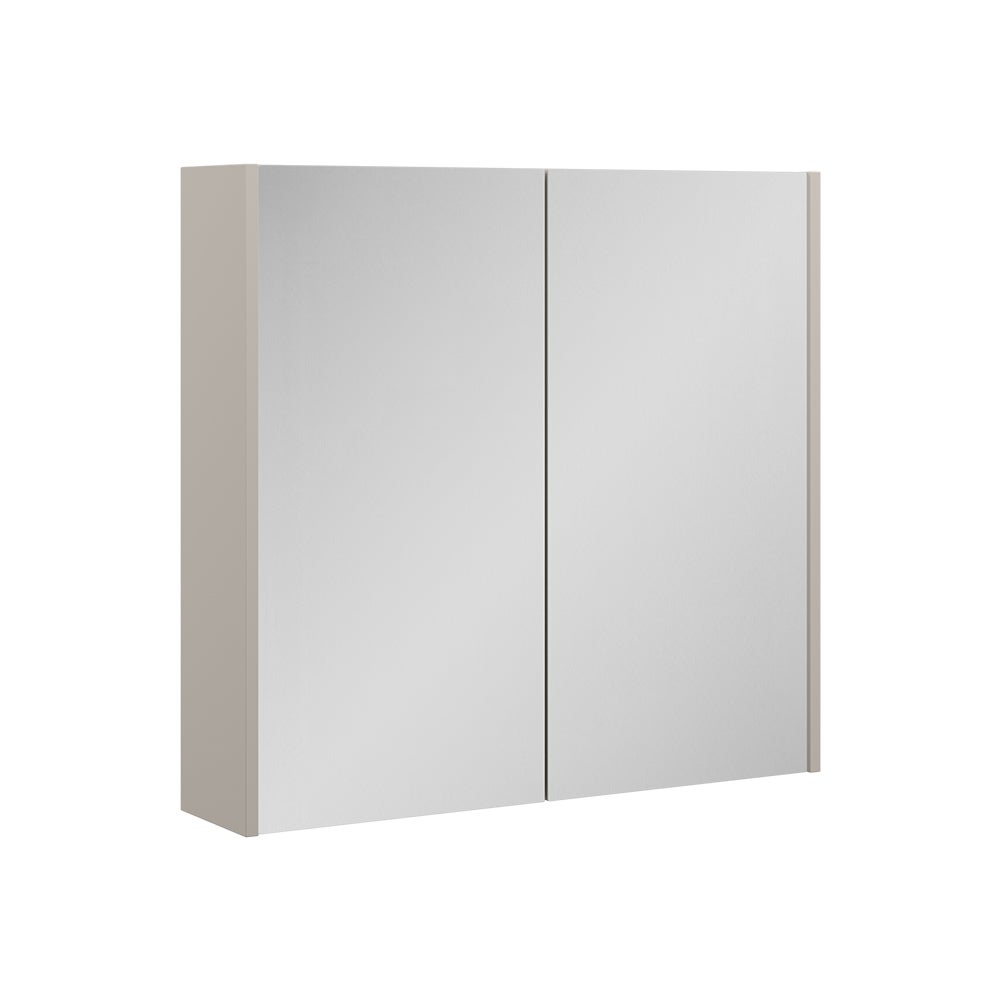 Vicco Szafka z lustrem w łazience Ruford, Kaszmir, 80 x 75.8 cm z 2 lustrzanymi drzwiami