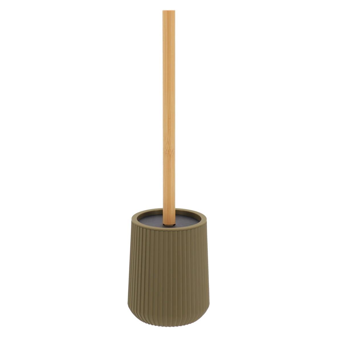Szczotka toaletowa Tendance Roza oliwkowa bambusowy uchwyt 10,5 x 10,5 x 39,5 cm 1 szt.