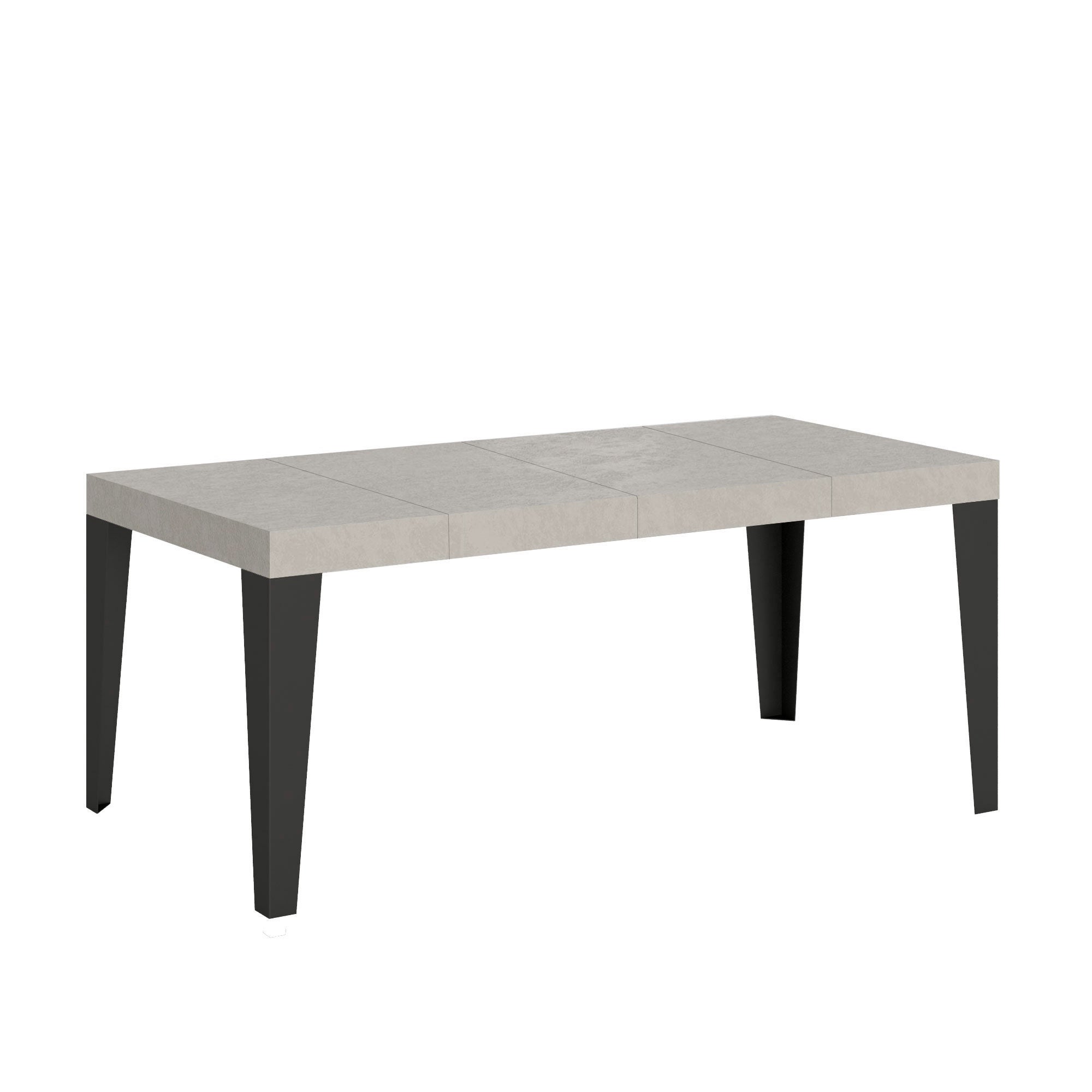 Stół rozkładany 120/380x90 cm Flame Premium nogi kaszmir antracyt