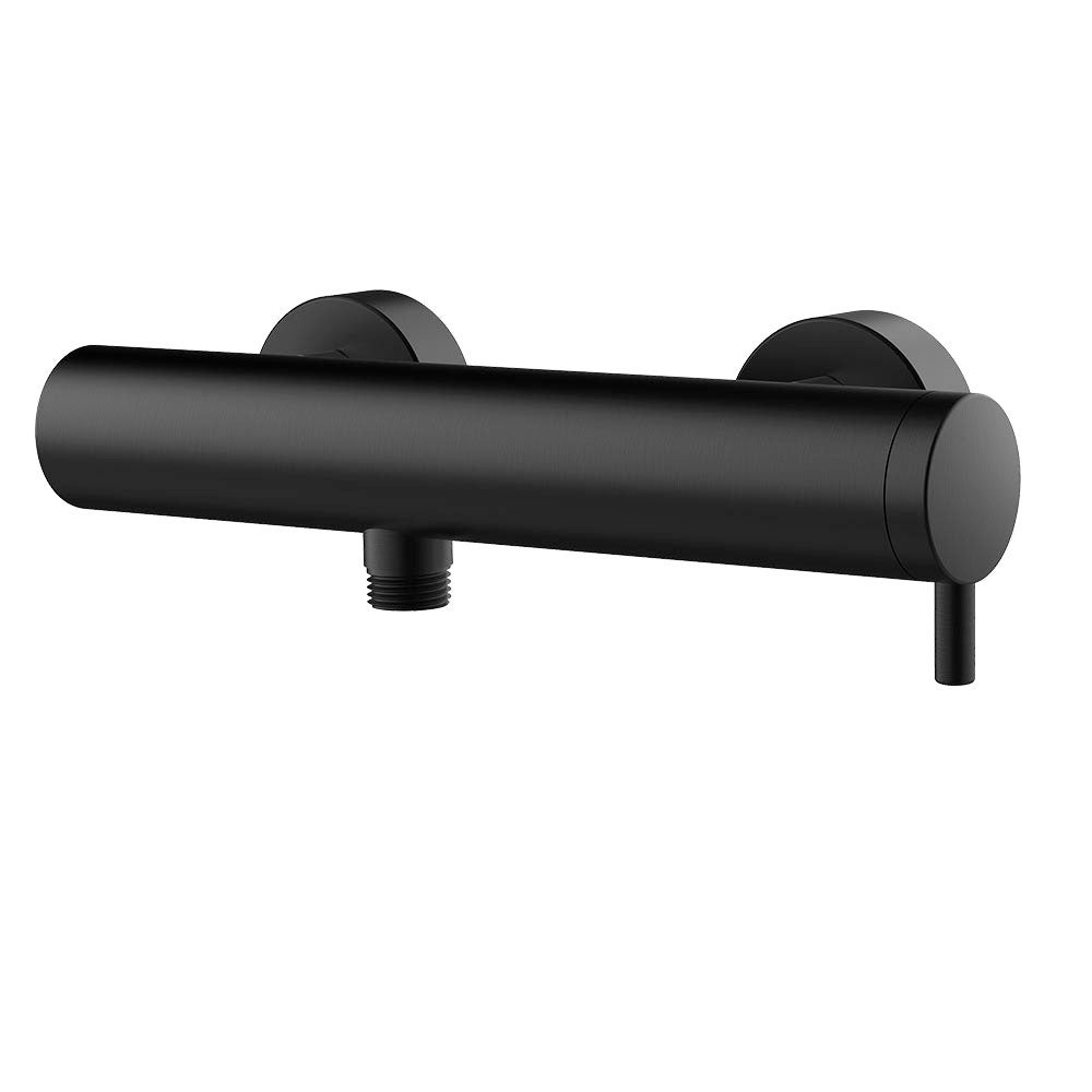 Kibath Grifo de Ducha monomando OSO acabado NEGRO mate fabricado en latón