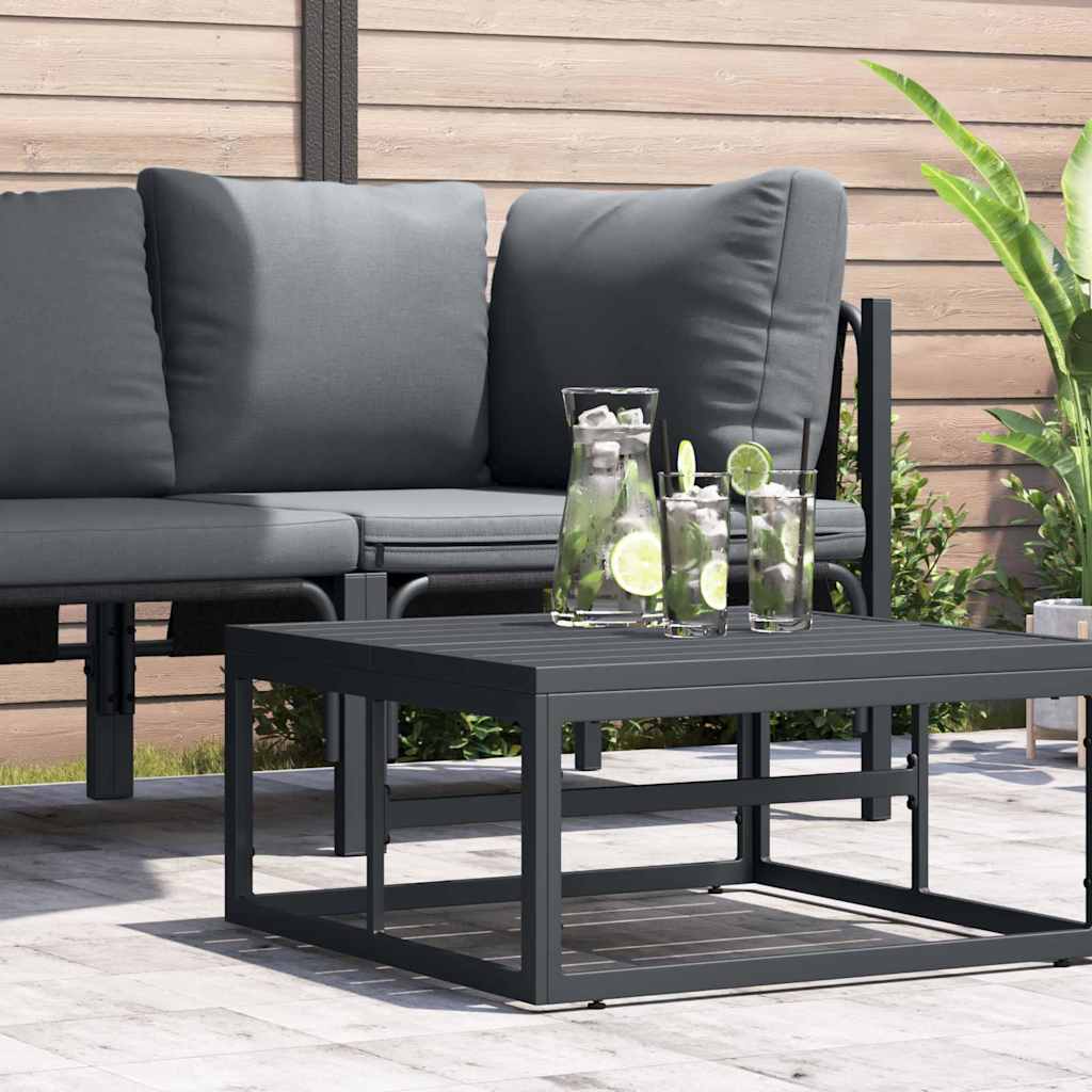 Meble Ogrodowe Antracyt 70 x 70,5 x 32 cm Stal vidaXL