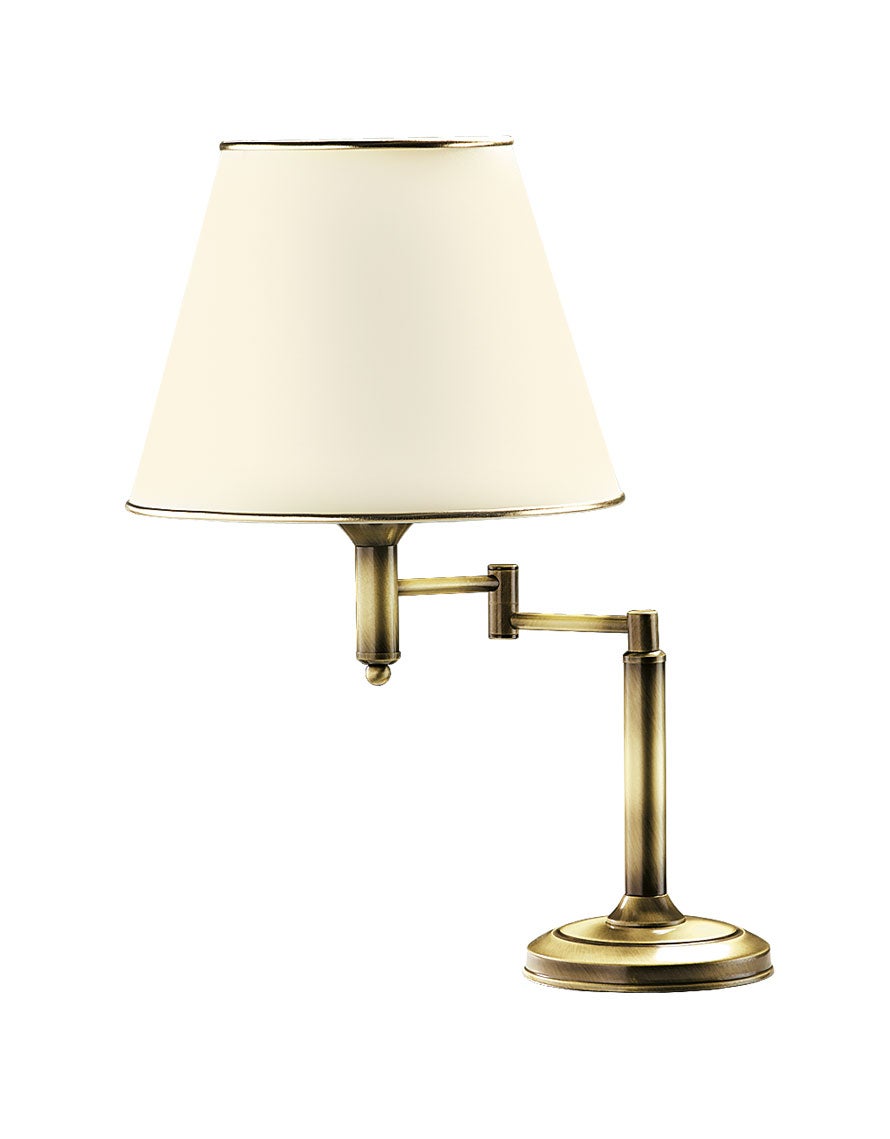 Lampka stołowa Jupiter Classic patyna ecru, E27 60W, 56x32x53 cm, 1 szt.