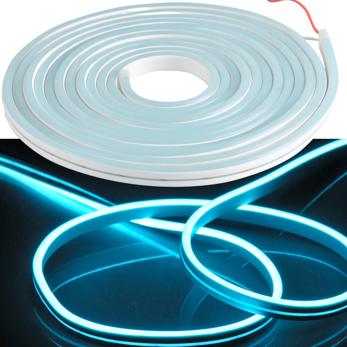 Taśma LED NEON 24V 5m Niebieski IP65 318022 Polux