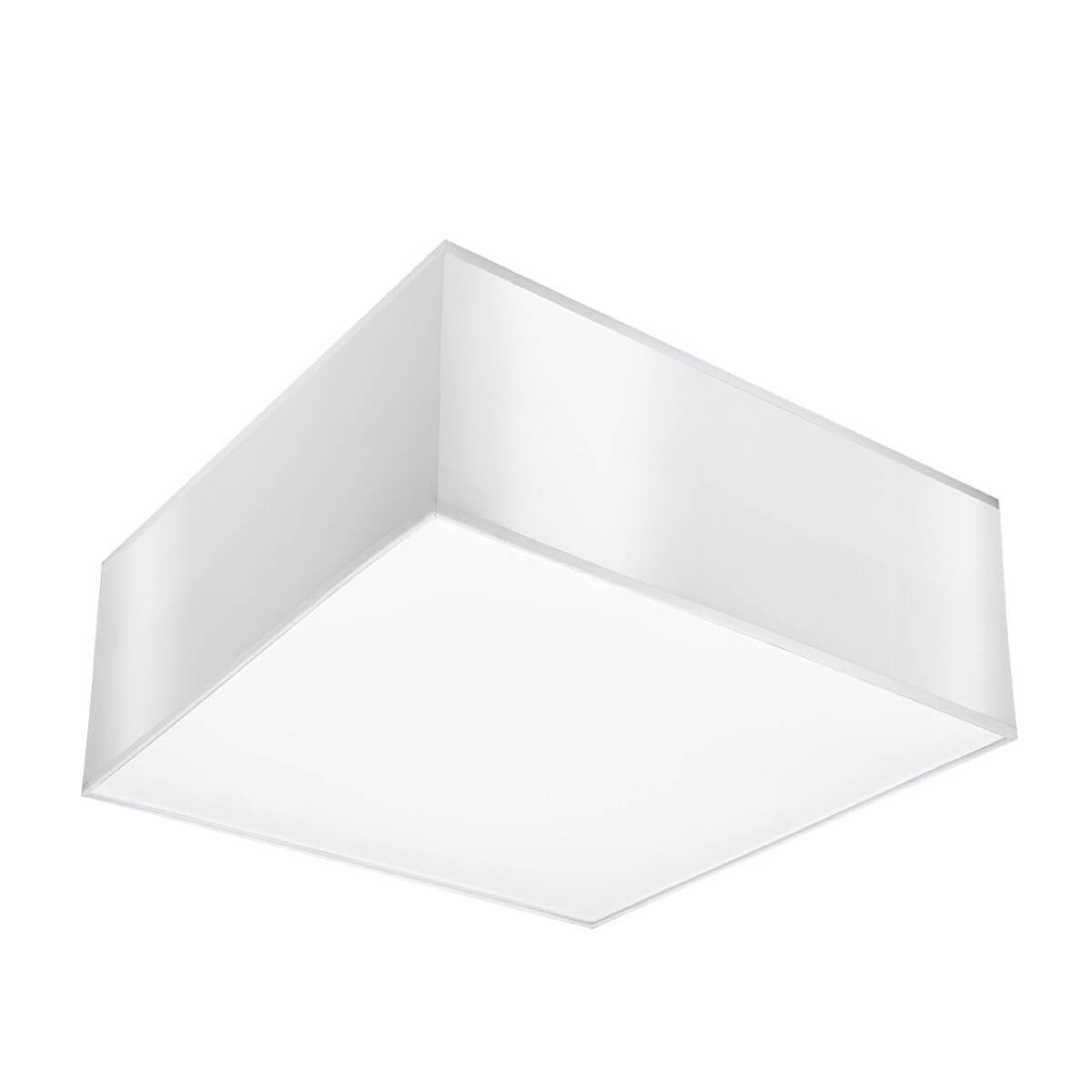 Plafon sufitowy kwadrat biały 25 cm HORUS 1xE27 15W SL.0144 Sollux Lighting