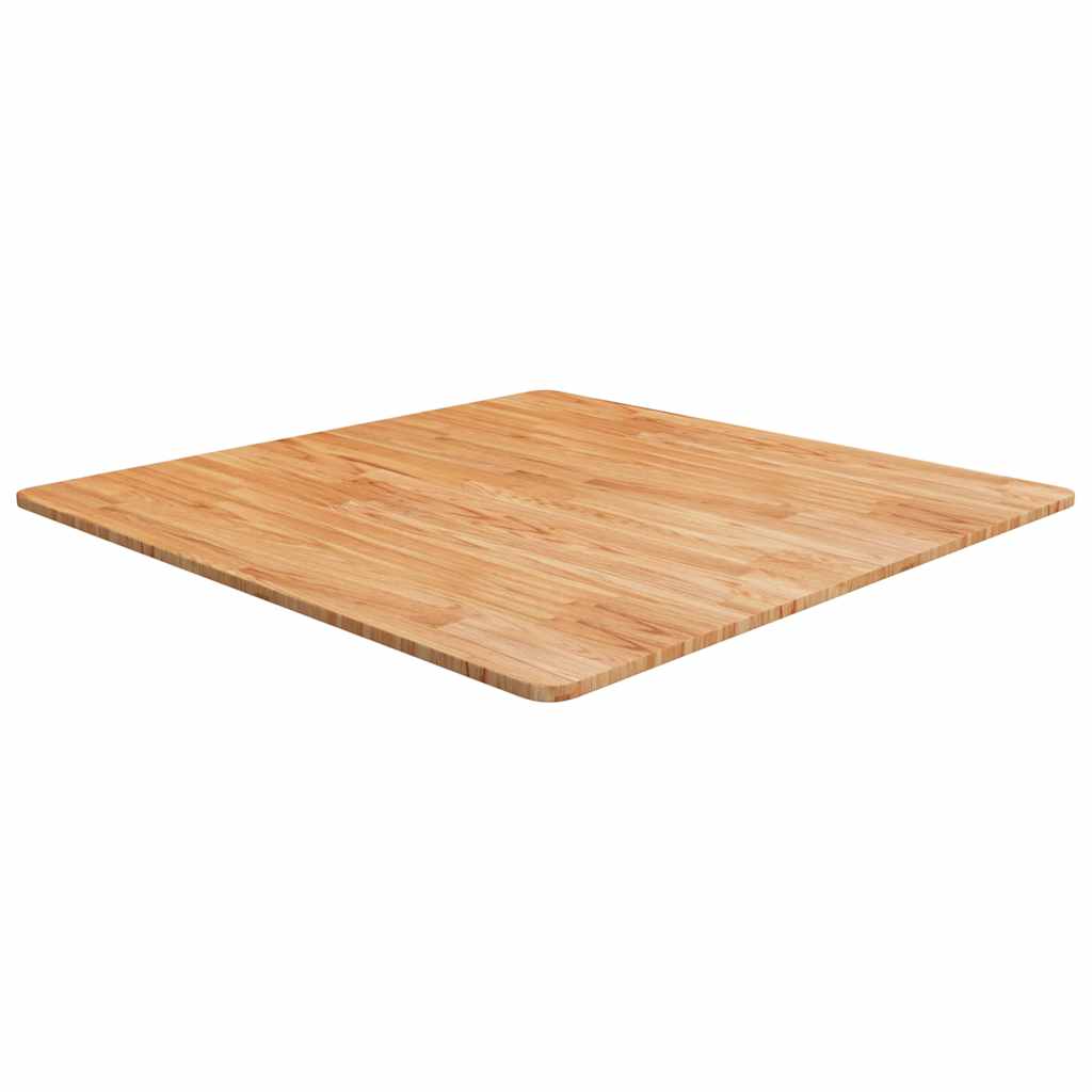 vidaXL Kwadratowy blat do stolika, jasnobrązowy, 90x90x1,5 cm, dębowy