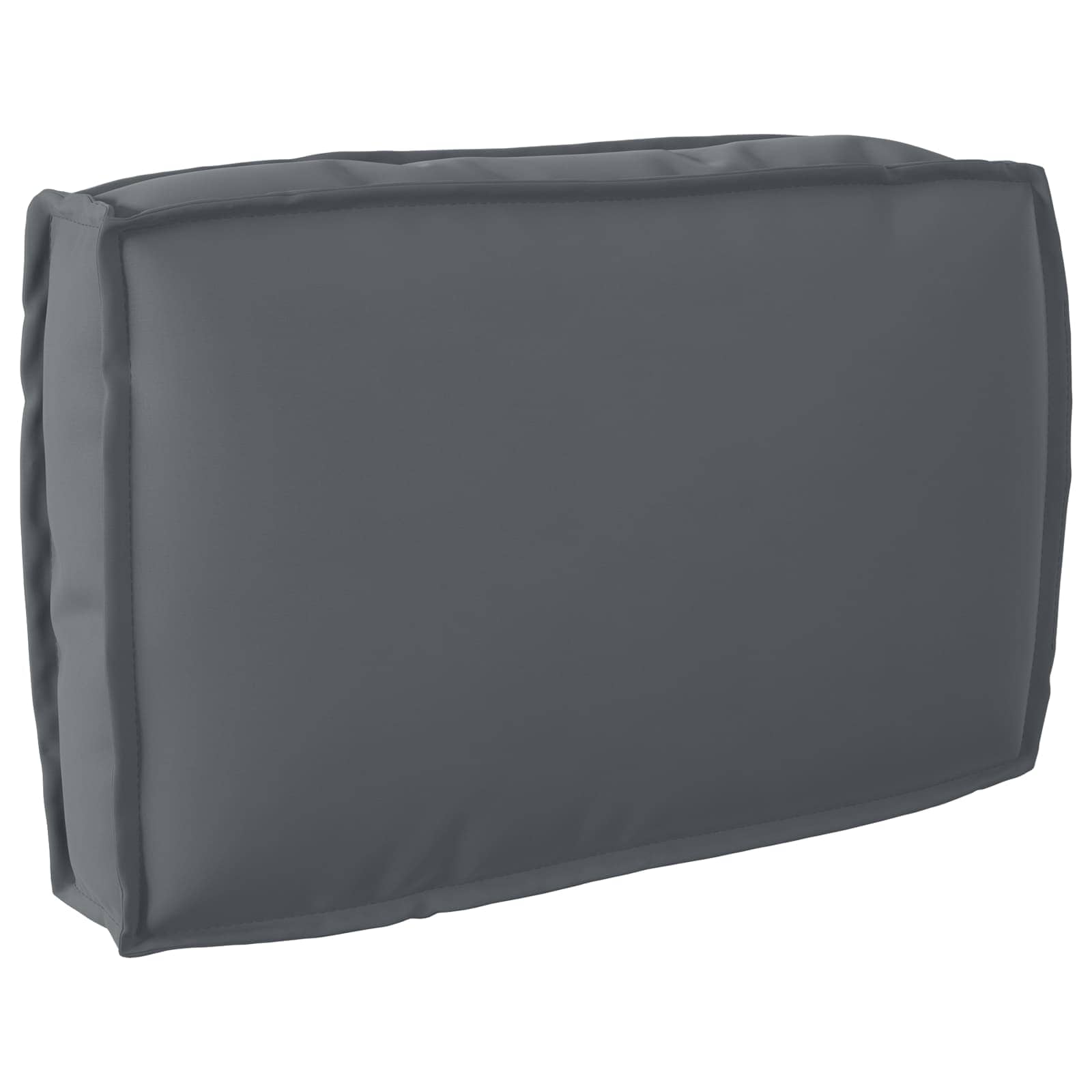 Poduszka Antracyt 60 x 40 x 12 cm Materiał Oxford