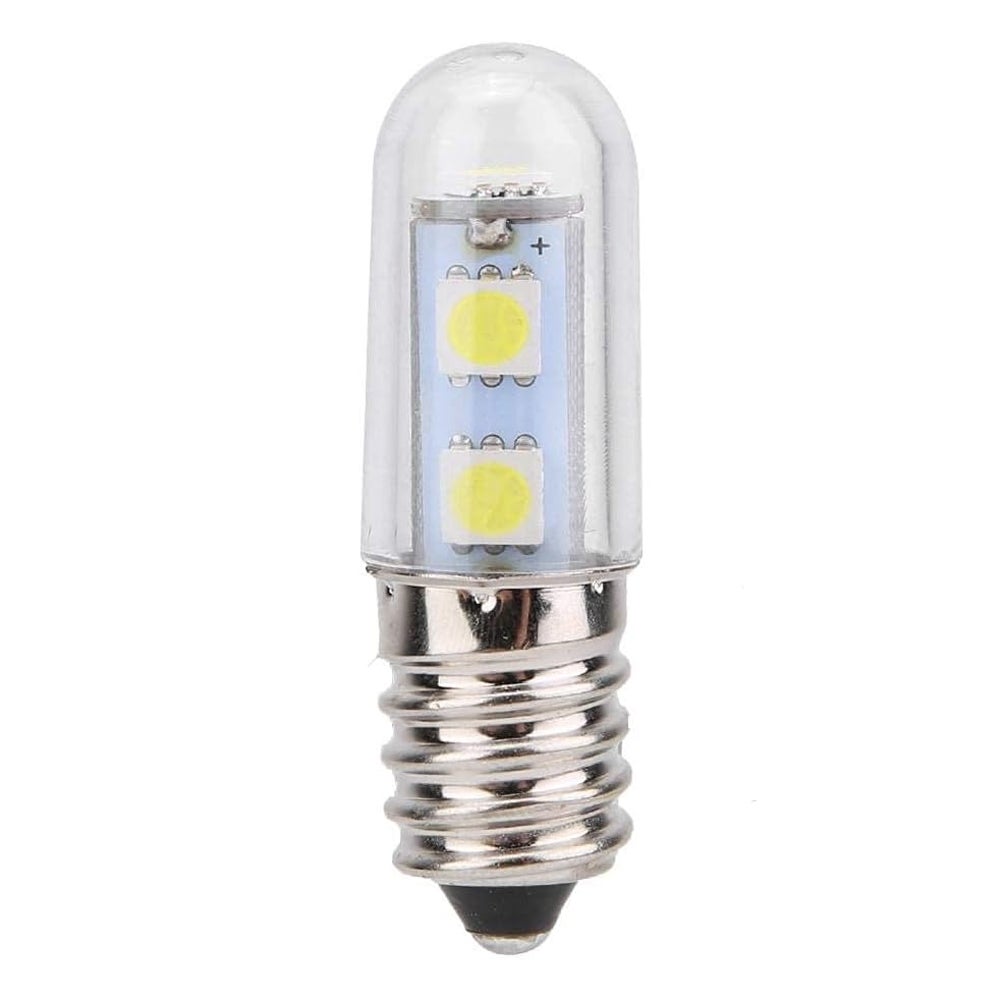 Żarówka kolbowa LED 110/220 V 1,5 W E14 do maszyn do szycia i okapów (220 V, biała)