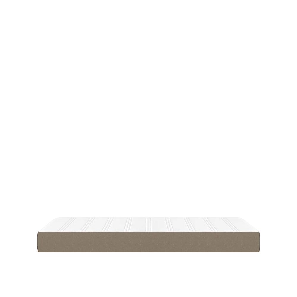 Materac VidaXL z kieszeniowymi sprężynami Taupe 80x200 cm - średnio-twardy komfort