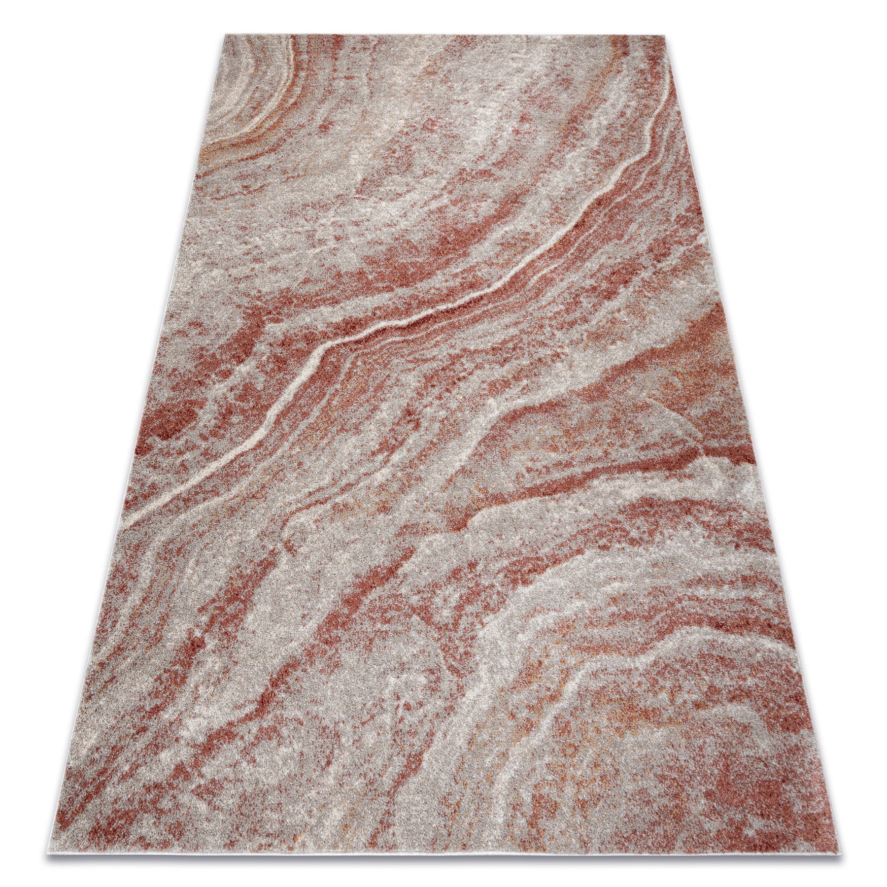 Dywan FUSION 9776 beż / terakota - Abstrakcja, nowoczesny, abstrakcyjny 280x370 cm