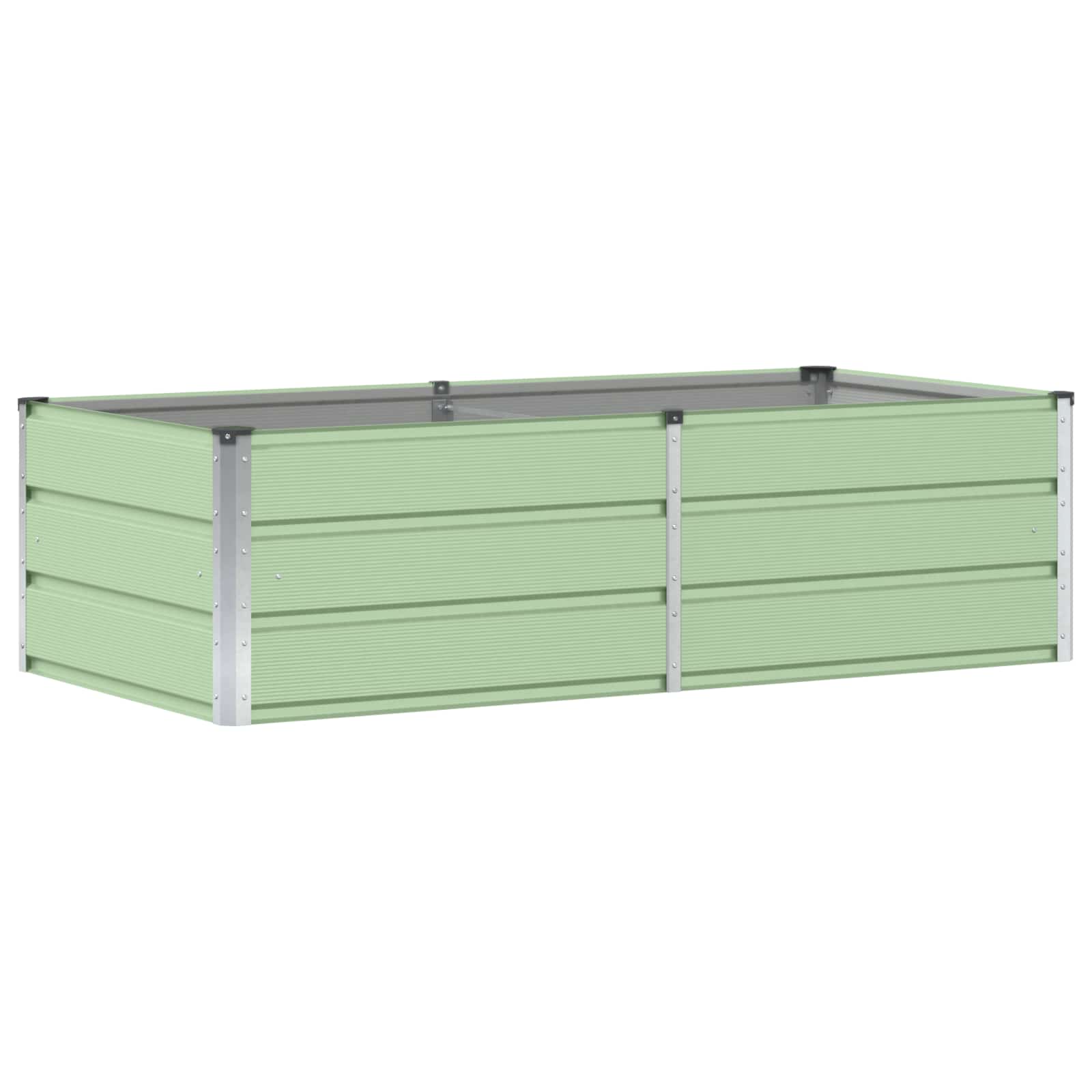 Donica Zielony 160 x 80 x 45 cm Stal