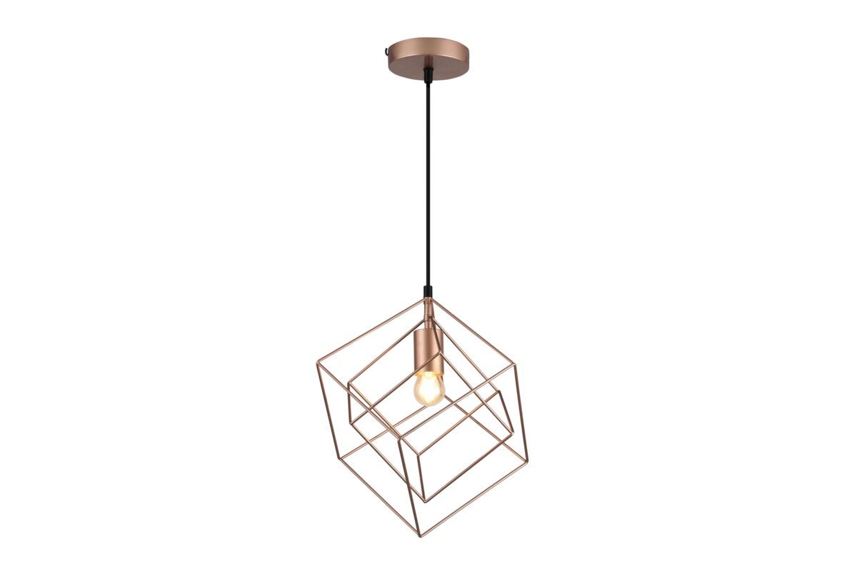 Oprawa sufitowa ROSA, 3376, AC220-240V, 50/60Hz, 1*E27, IP20, 33 cm x 33 cm, pojedyncza, złota - GTV LIGHTING