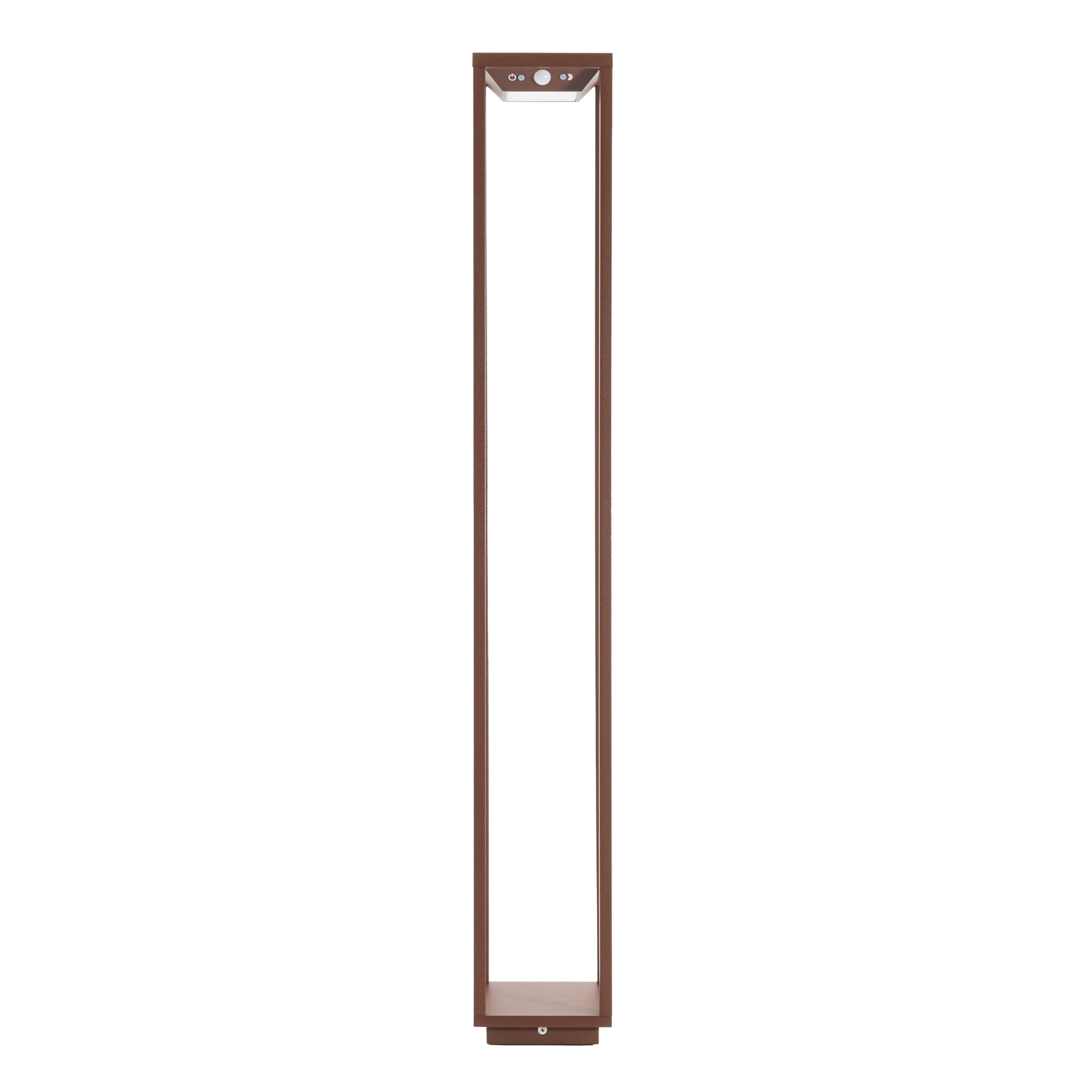 Latarnia domowa LED Corten Solar 100 cm, 2,2 W, zasilana bateryjnie, IP54, szafran