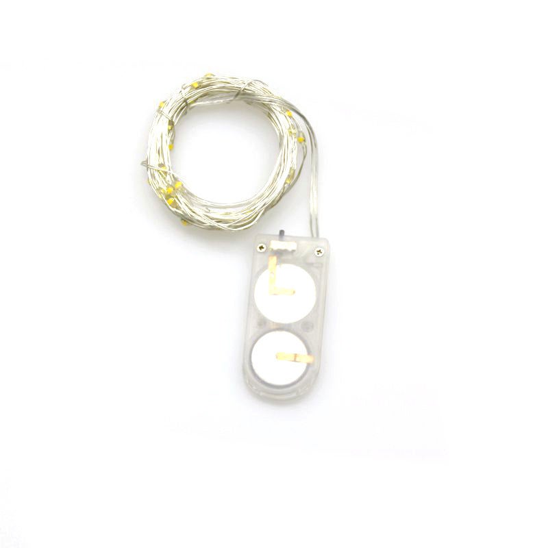 (Fioletowy), 3 m, 30 mikro-diod LED, zasilane bateryjnie, miniaturowe dekoracyjne diody LED do użytku wewnątrz pomieszczeń, idealne do sypialni, na B